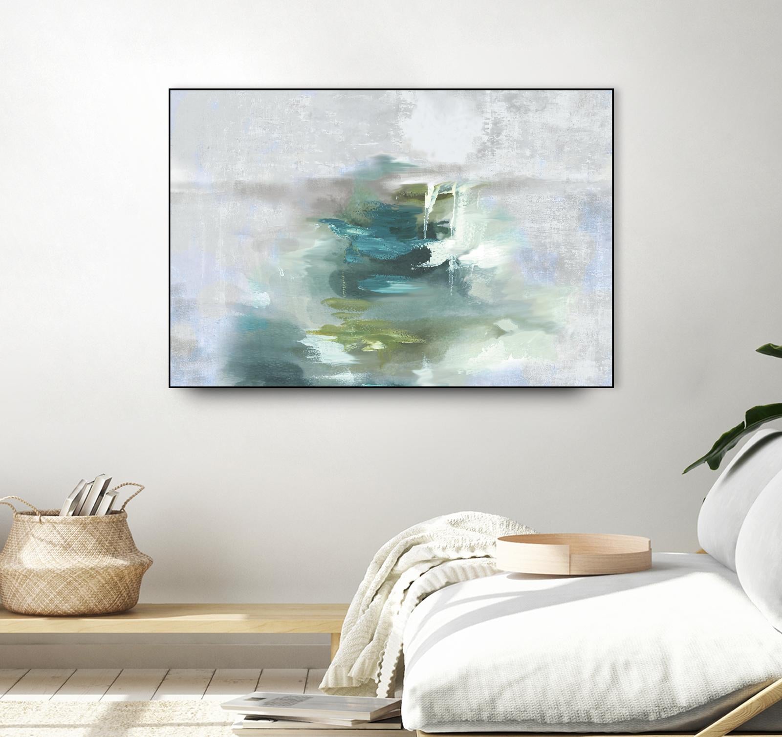 Sunset Glow I by PI Studio on GIANT ART - blue abstract