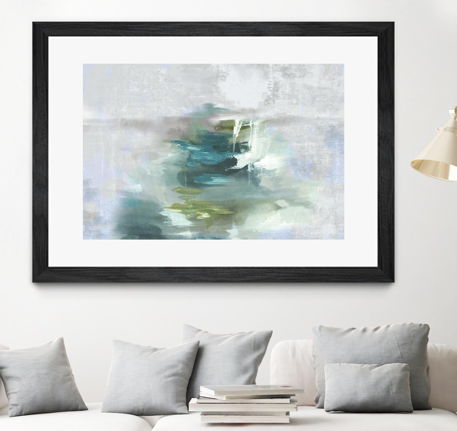 Sunset Glow I by PI Studio on GIANT ART - blue abstract