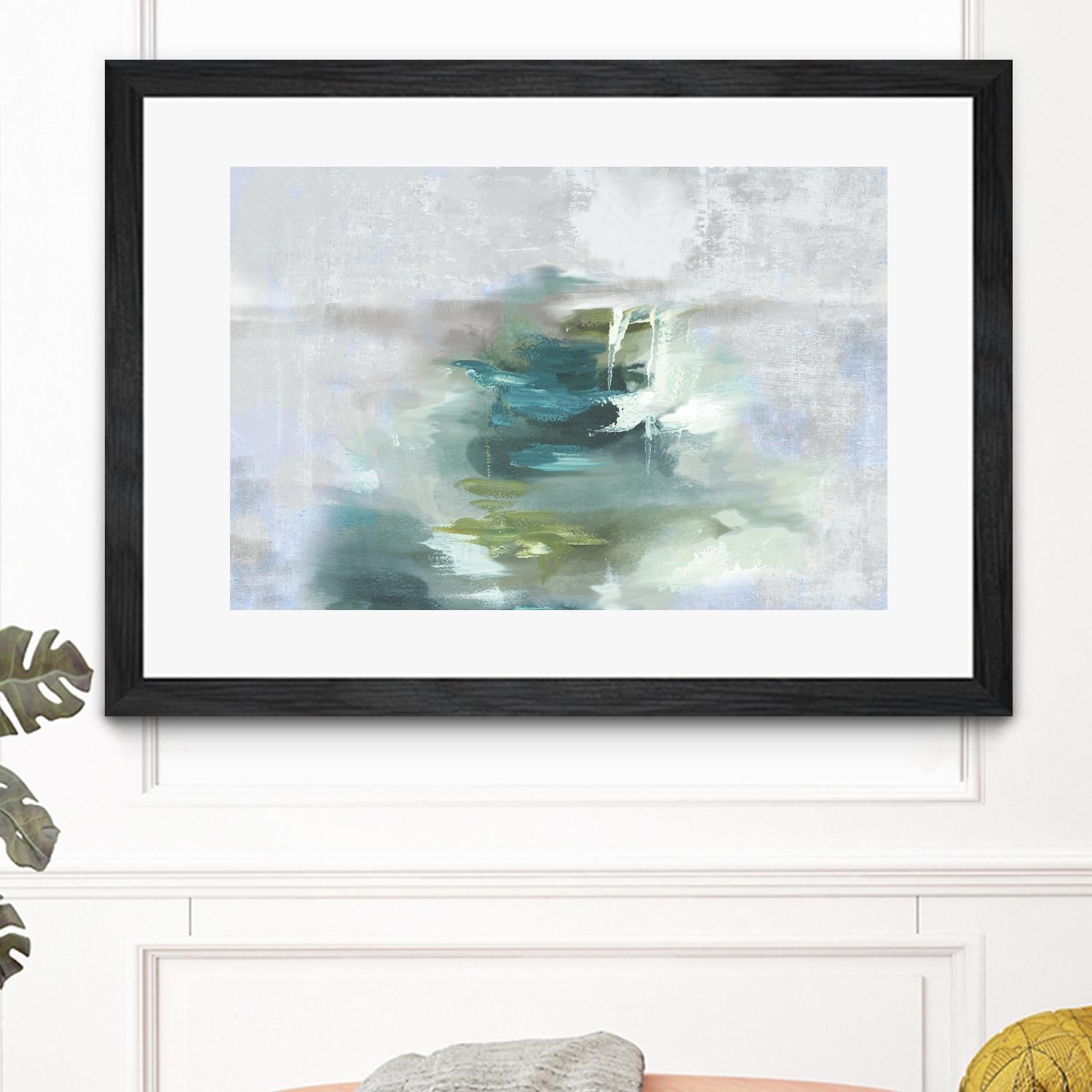 Sunset Glow I by PI Studio on GIANT ART - blue abstract