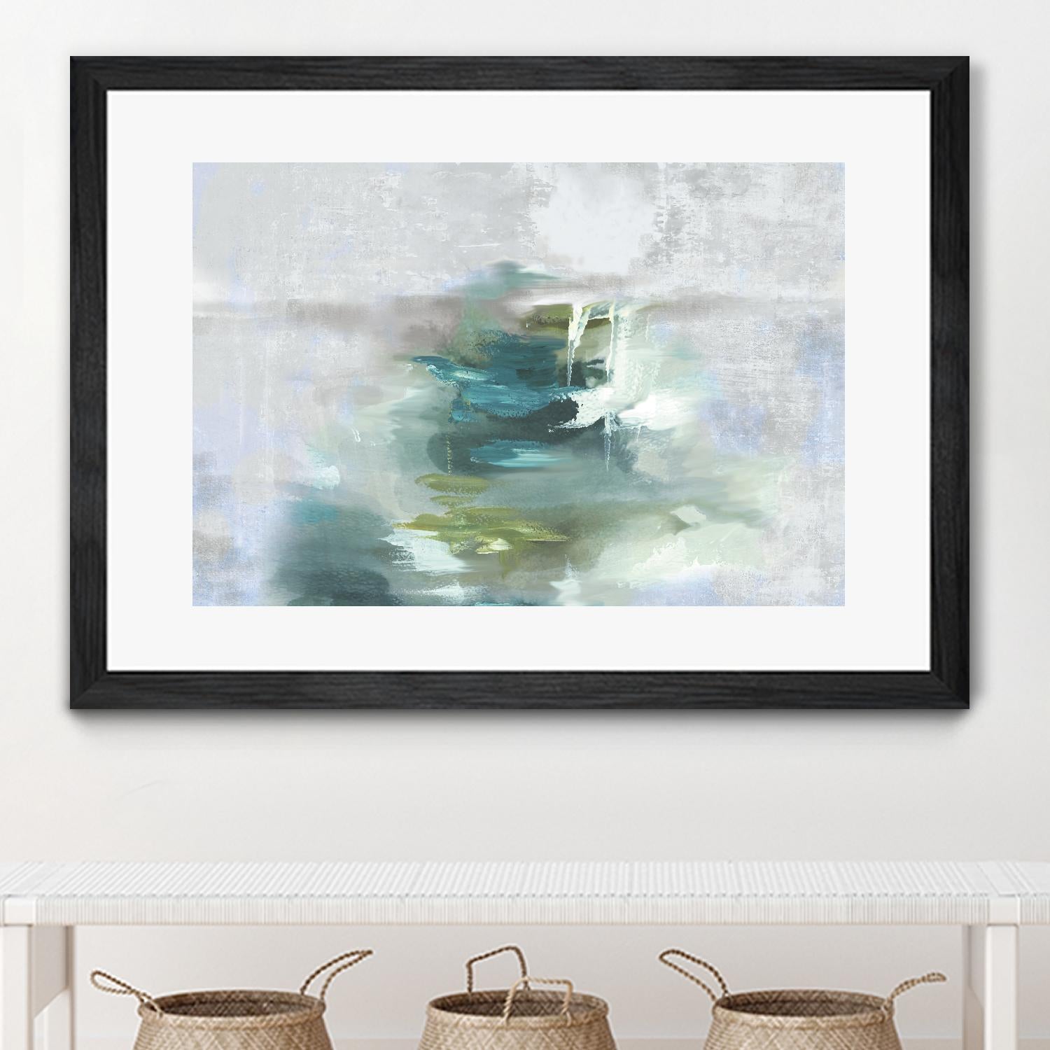 Sunset Glow I by PI Studio on GIANT ART - blue abstract