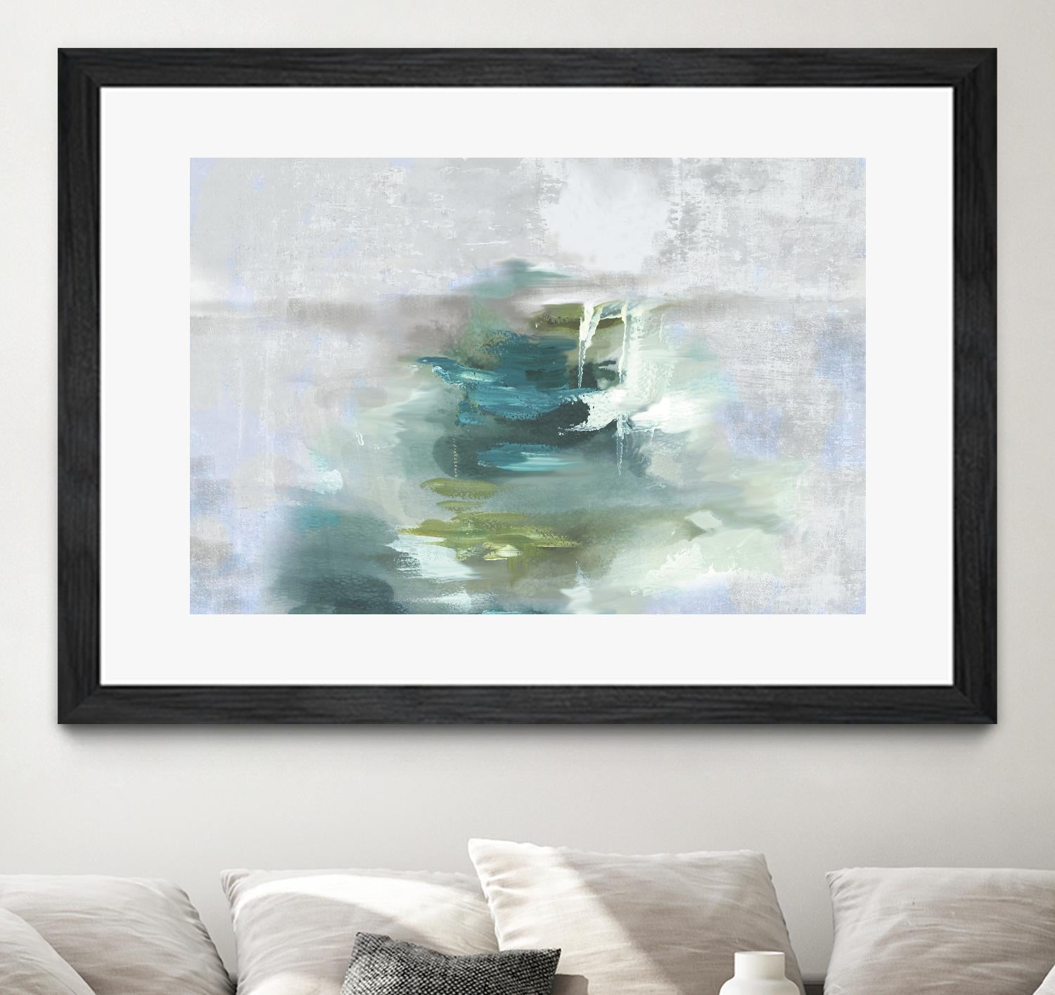 Sunset Glow I by PI Studio on GIANT ART - blue abstract