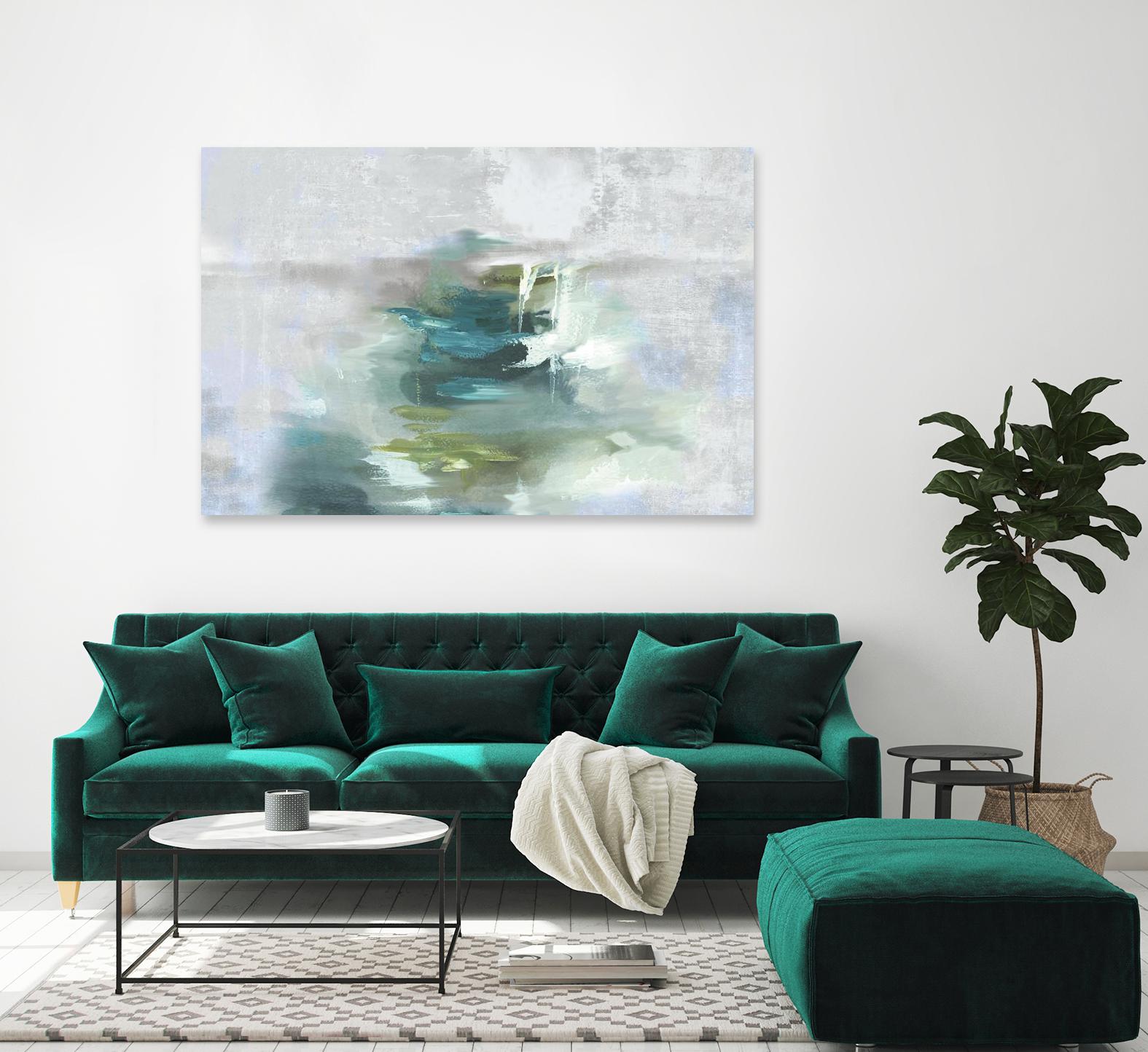 Sunset Glow I by PI Studio on GIANT ART - blue abstract