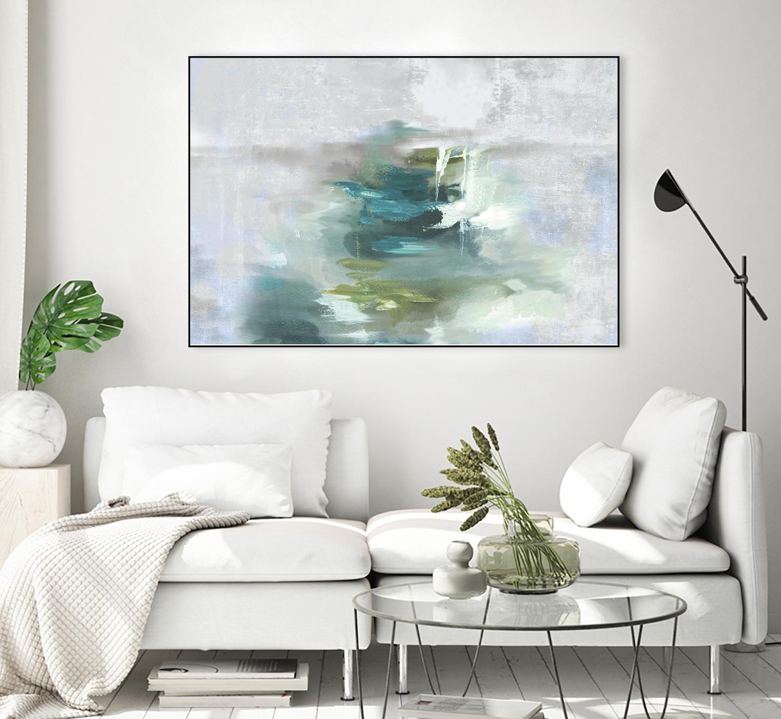 Sunset Glow I by PI Studio on GIANT ART - blue abstract