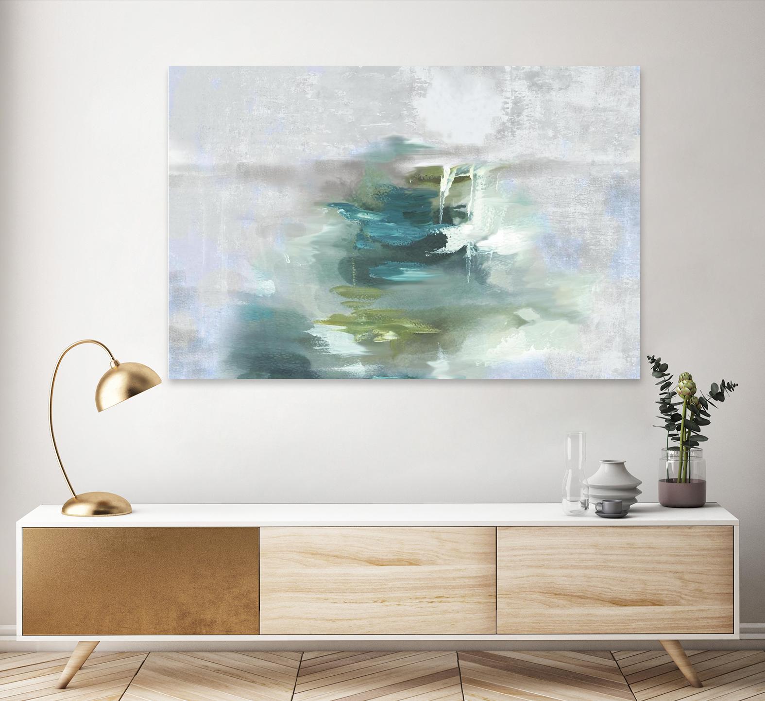 Sunset Glow I by PI Studio on GIANT ART - blue abstract