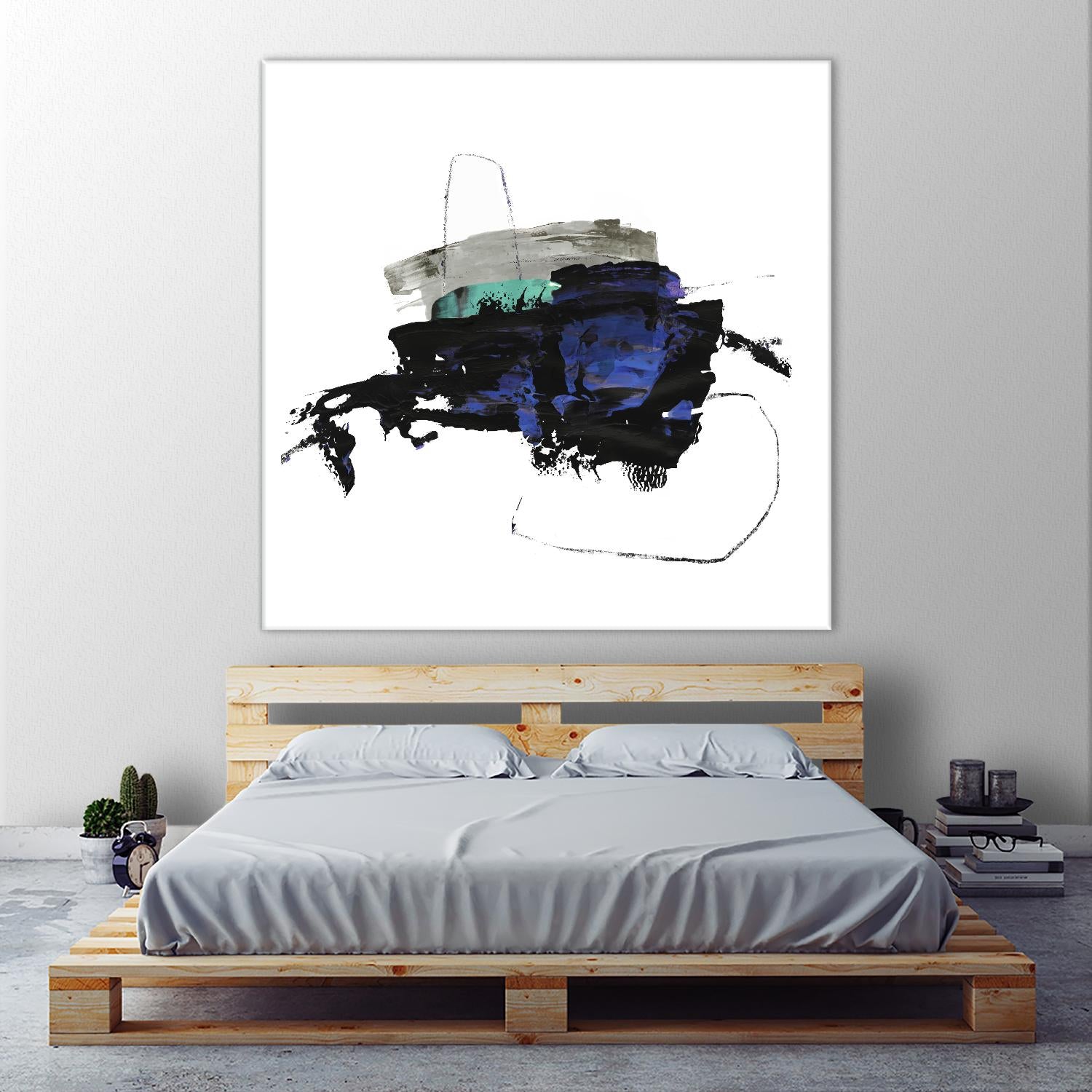 Splash I by PI Studio on GIANT ART - white abstract