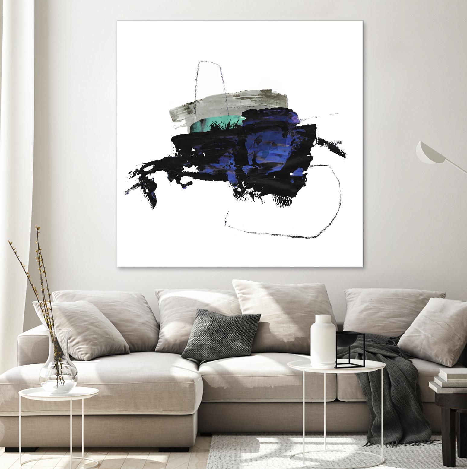 Splash I by PI Studio on GIANT ART - white abstract