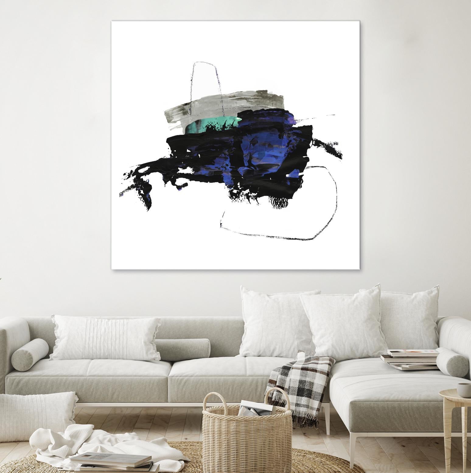 Splash I by PI Studio on GIANT ART - white abstract