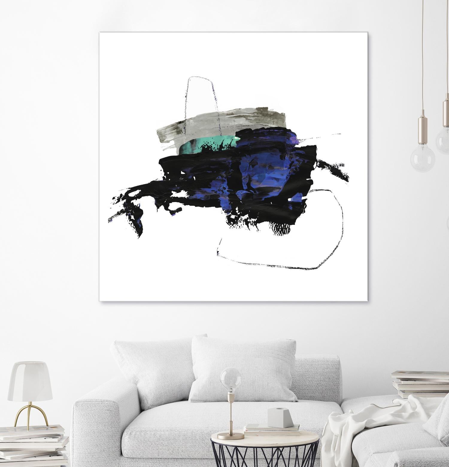 Splash I by PI Studio on GIANT ART - white abstract