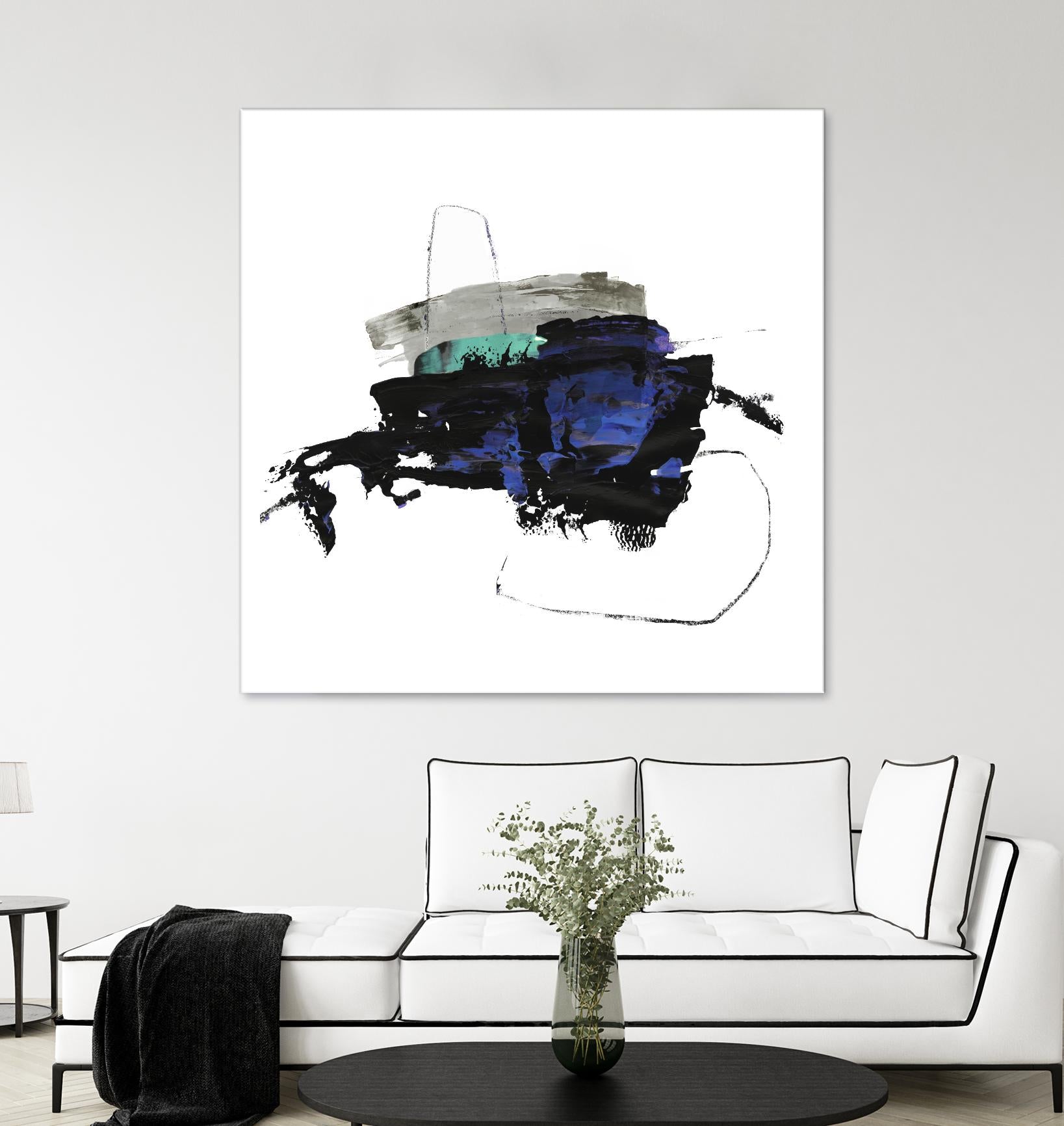 Splash I by PI Studio on GIANT ART - white abstract