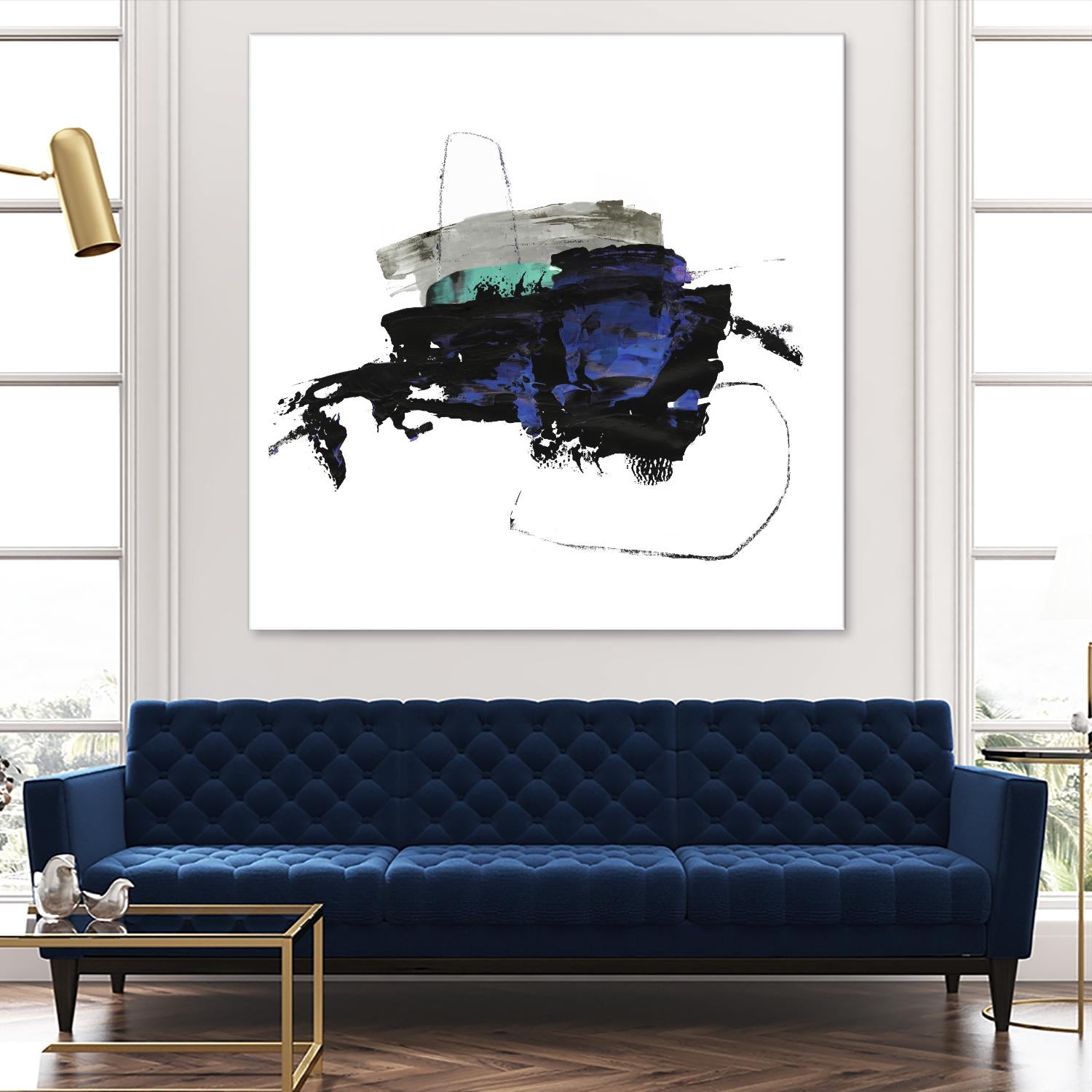 Splash I by PI Studio on GIANT ART - white abstract