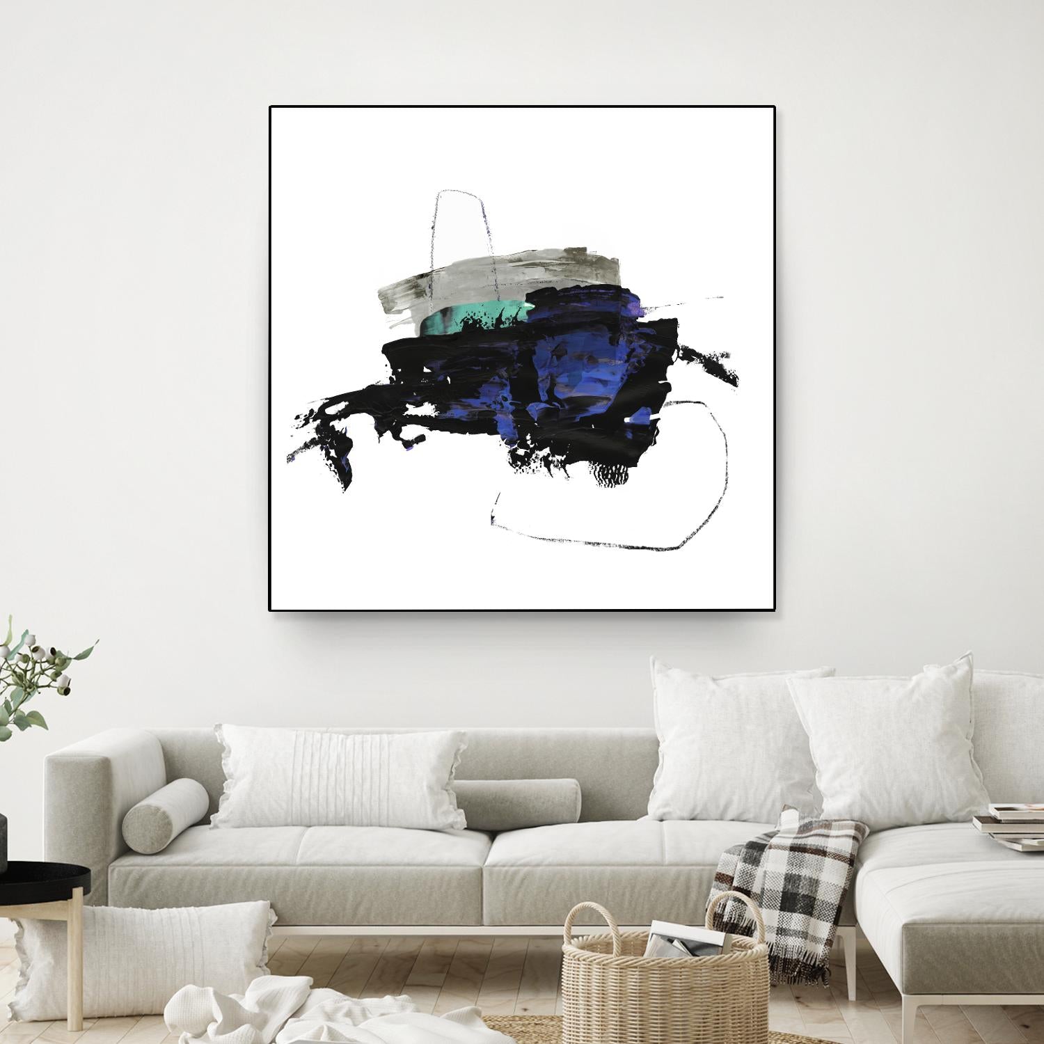 Splash I by PI Studio on GIANT ART - white abstract