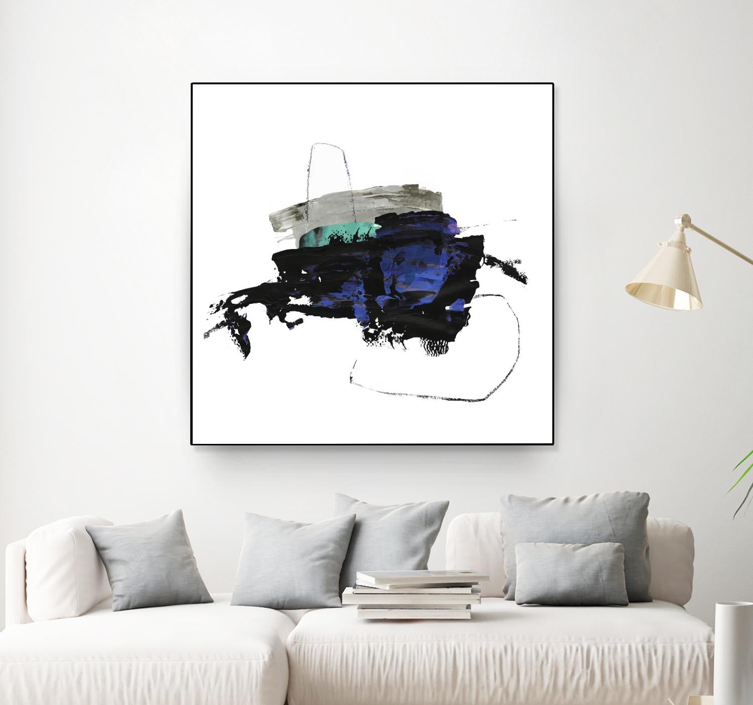 Splash I by PI Studio on GIANT ART - white abstract