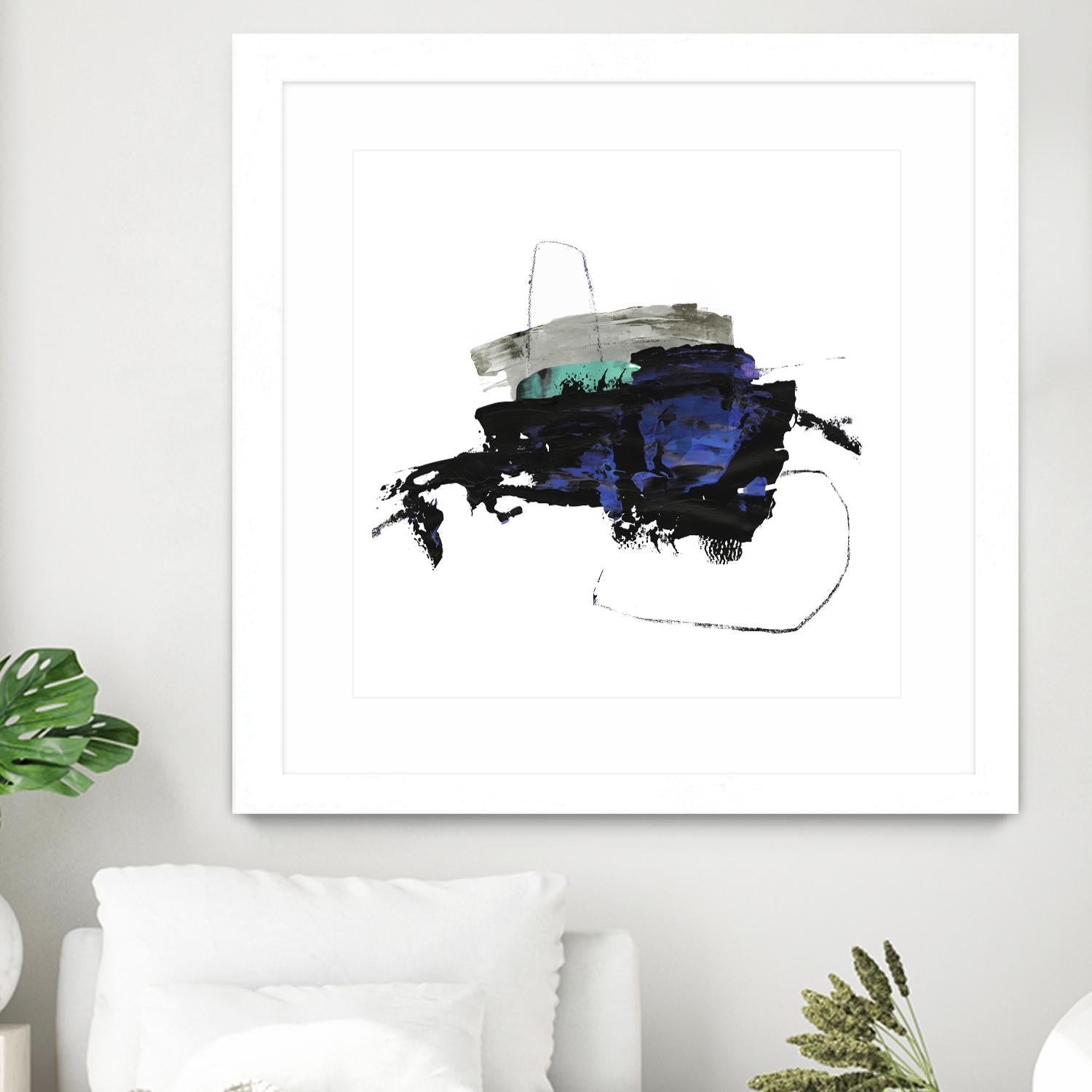 Splash I by PI Studio on GIANT ART - white abstract