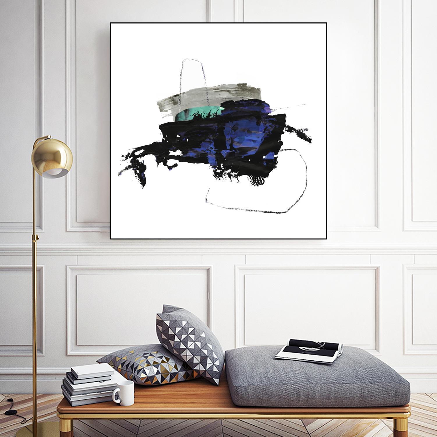 Splash I by PI Studio on GIANT ART - white abstract