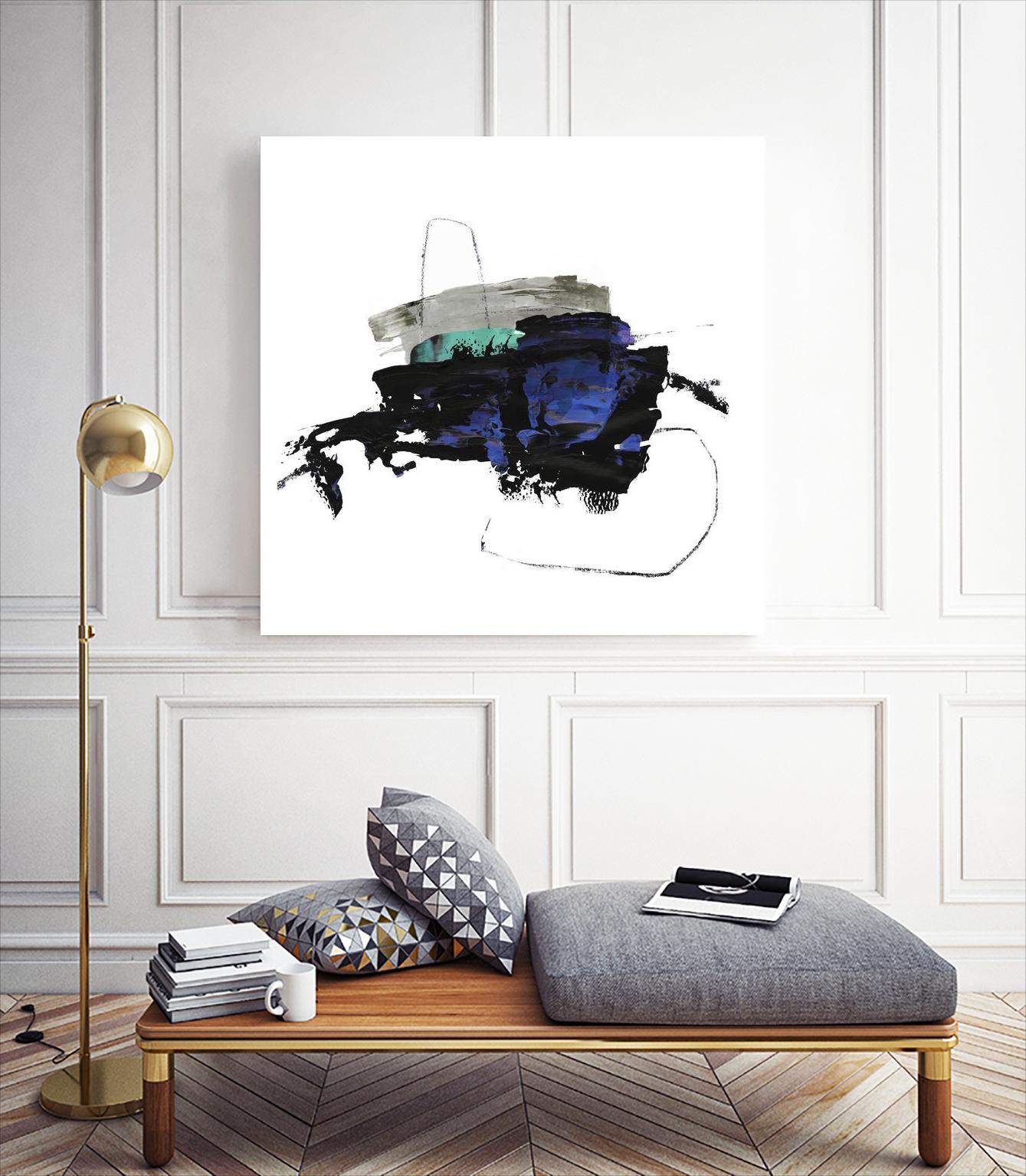 Splash I by PI Studio on GIANT ART - white abstract