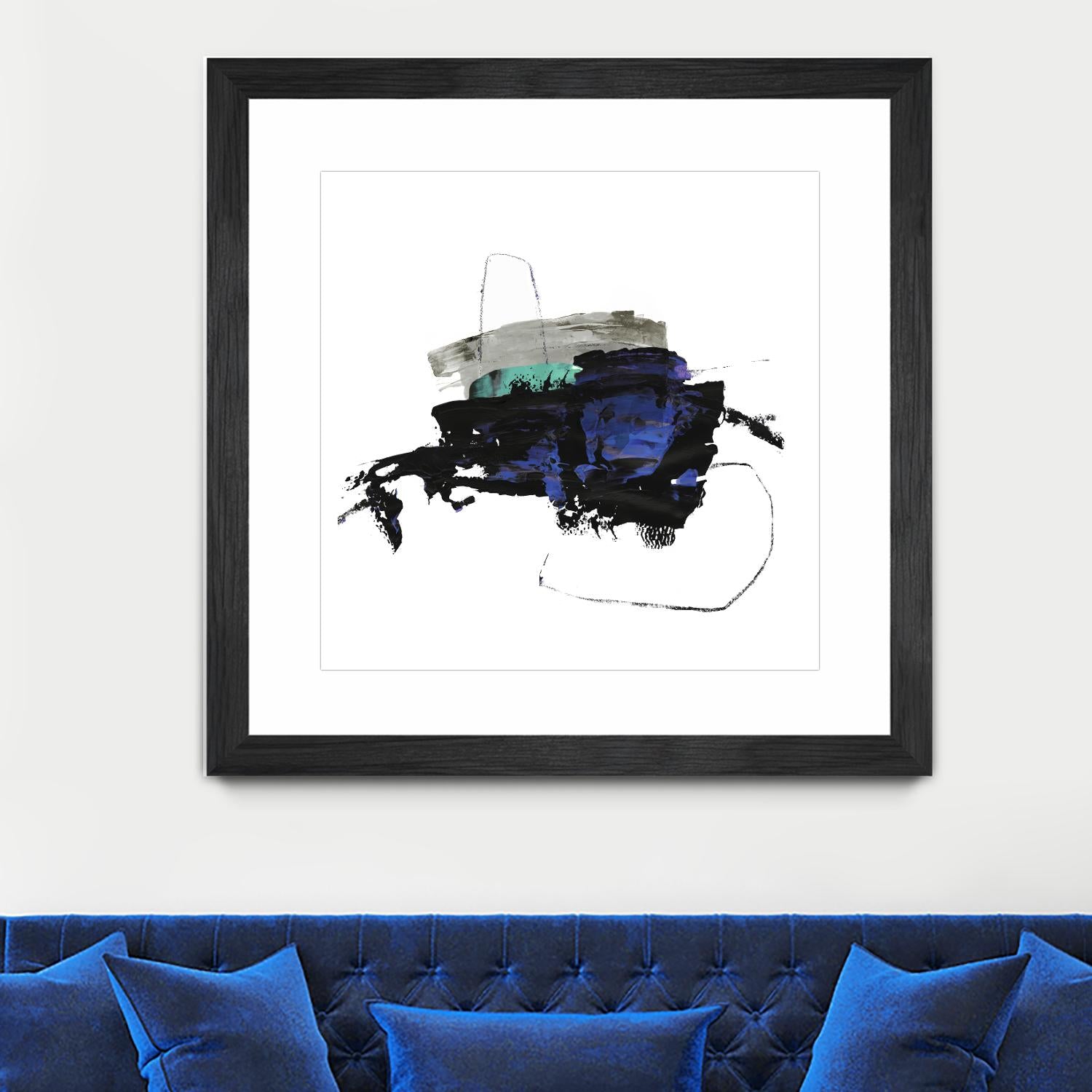 Splash I by PI Studio on GIANT ART - white abstract