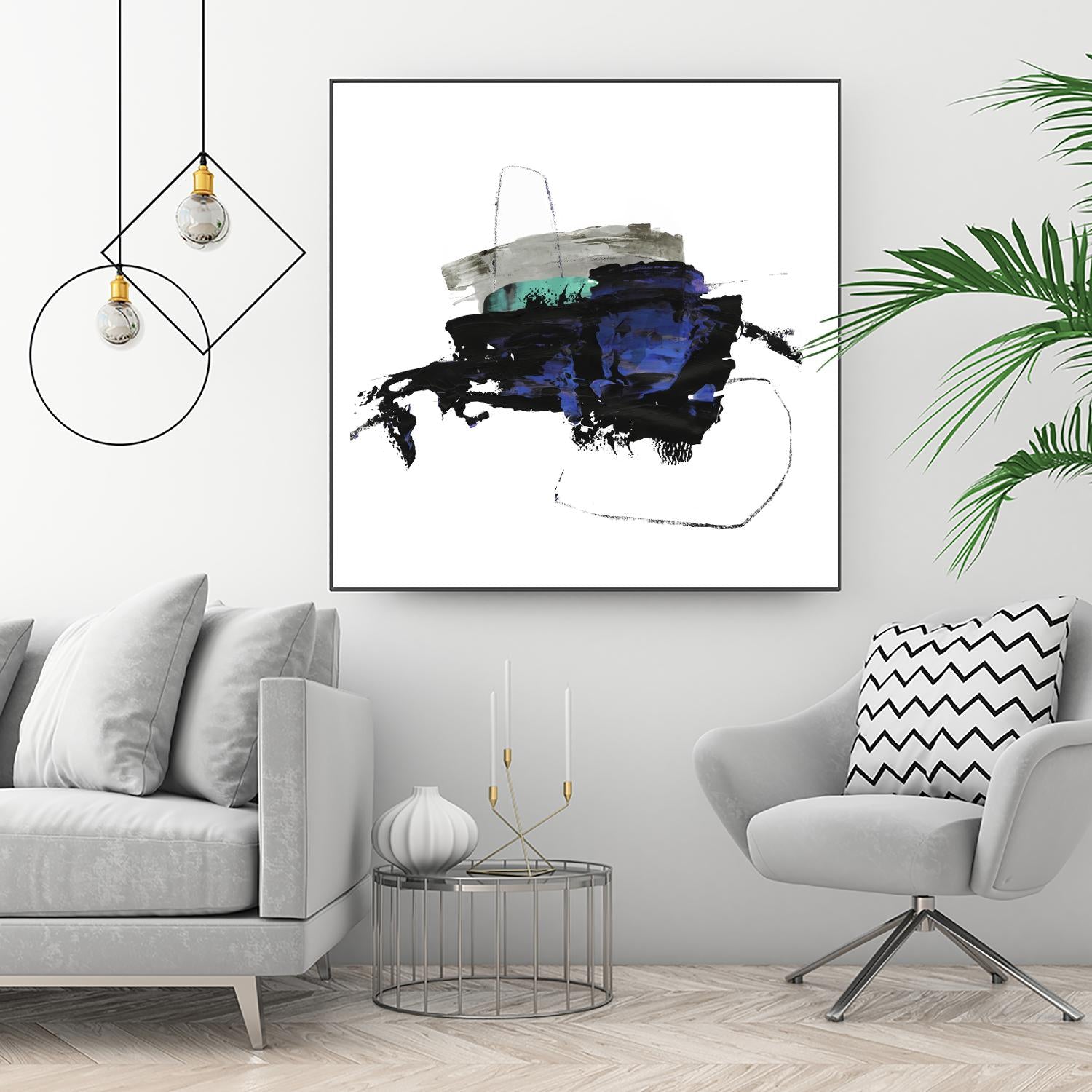 Splash I by PI Studio on GIANT ART - white abstract