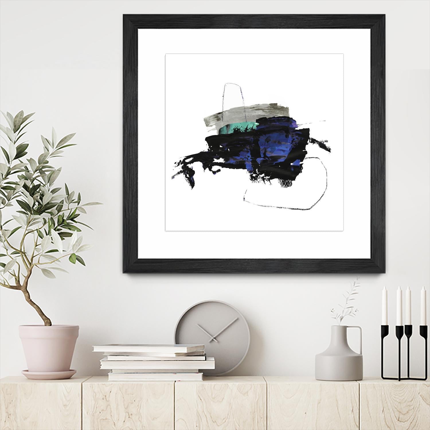 Splash I by PI Studio on GIANT ART - white abstract