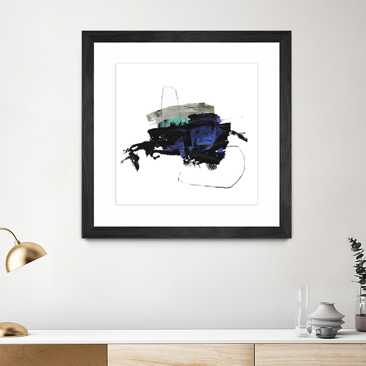 Splash I by PI Studio on GIANT ART - white abstract