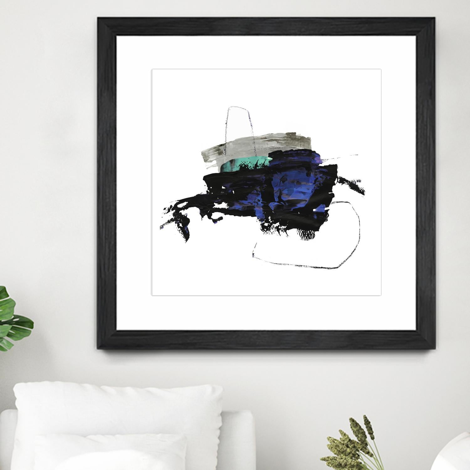 Splash I by PI Studio on GIANT ART - white abstract