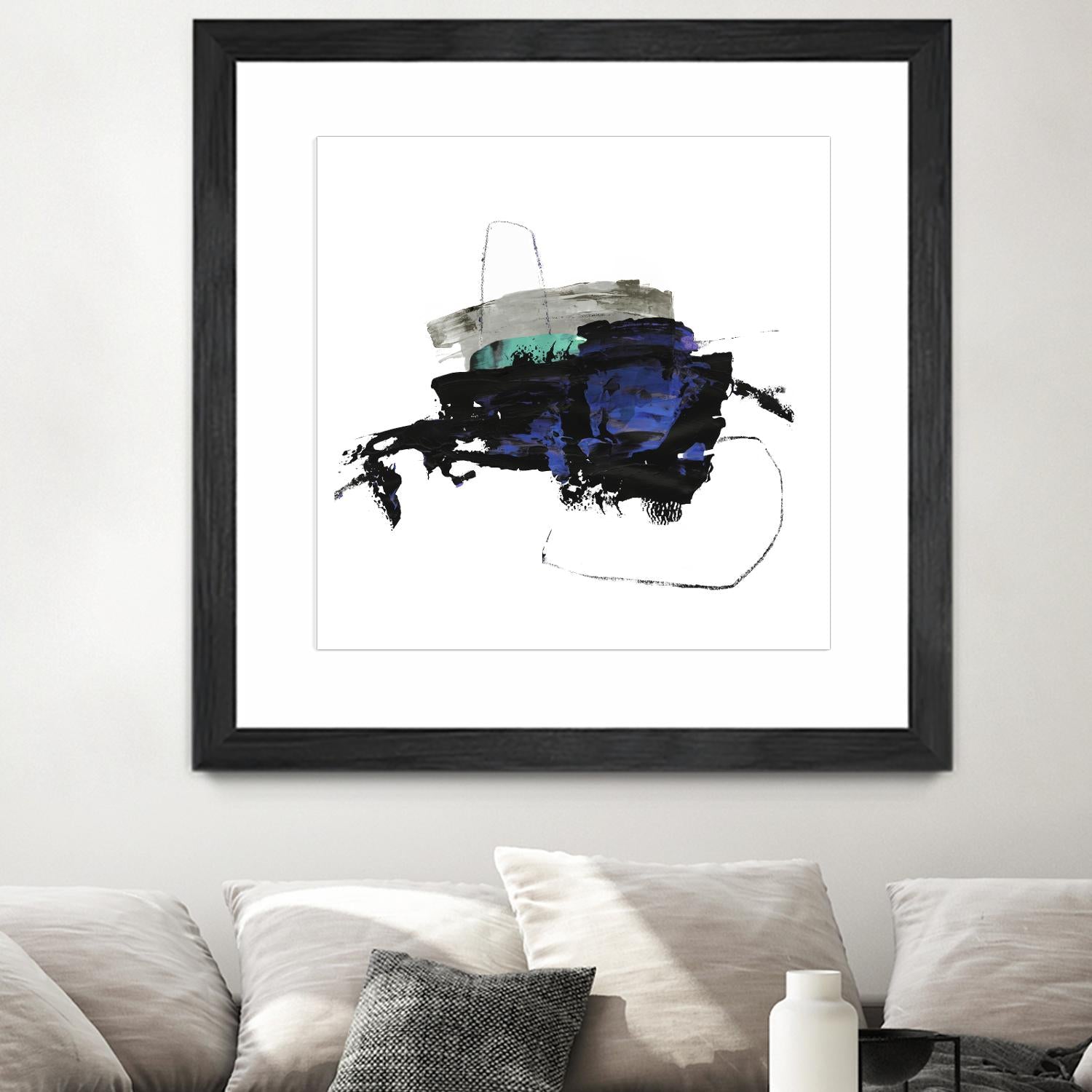 Splash I by PI Studio on GIANT ART - white abstract