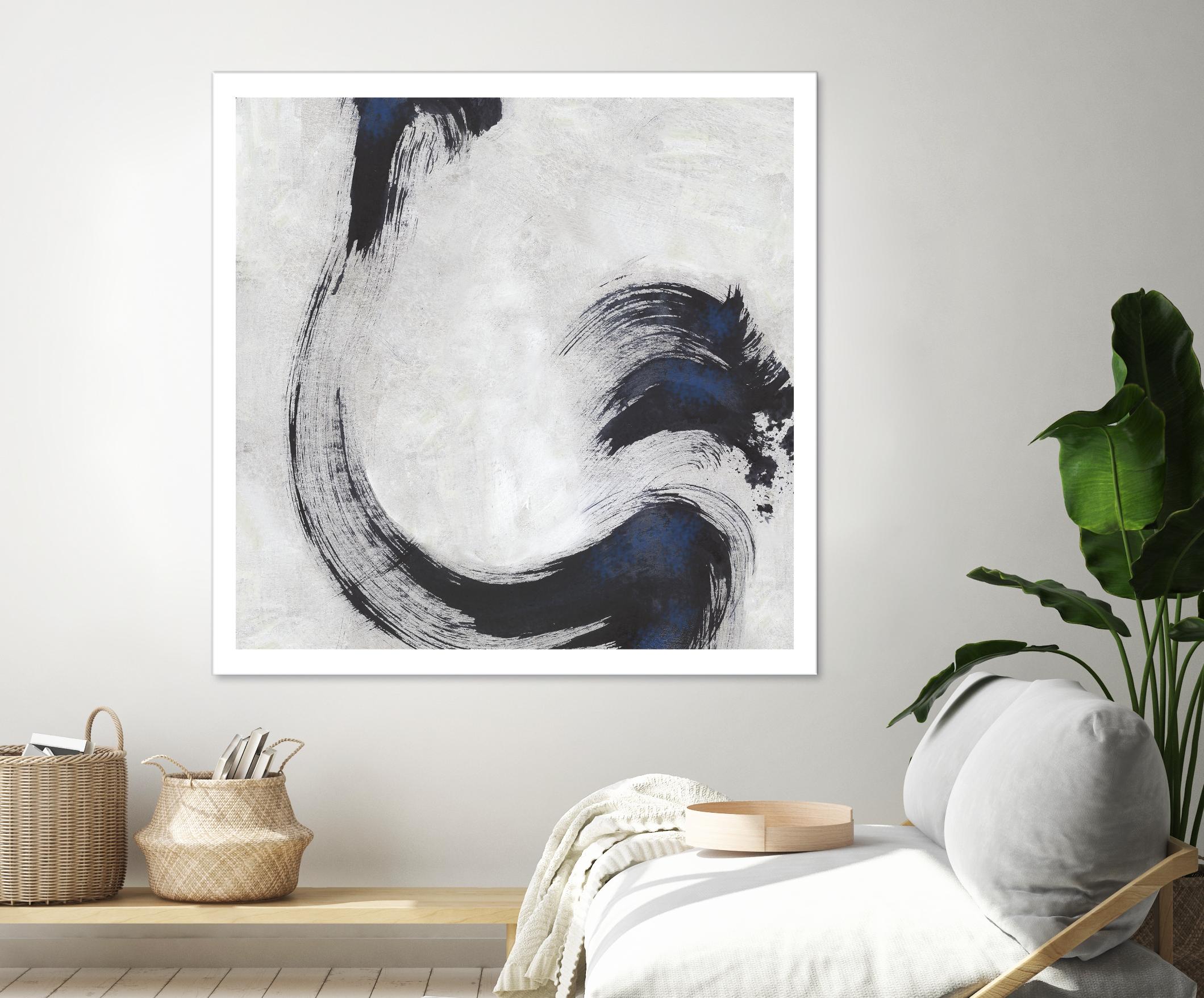 Stroke I by PI Studio on GIANT ART - blue abstract