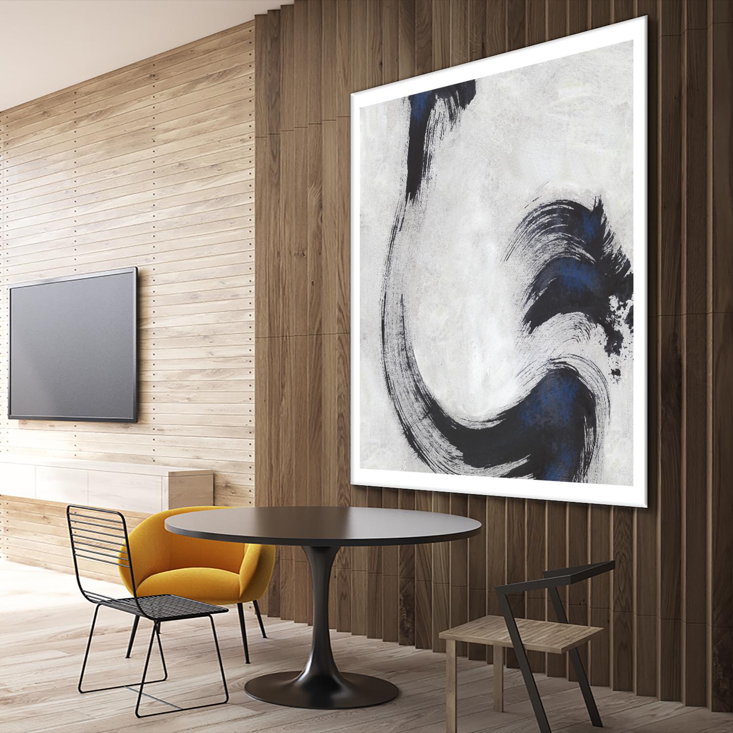 Stroke I by PI Studio on GIANT ART - blue abstract