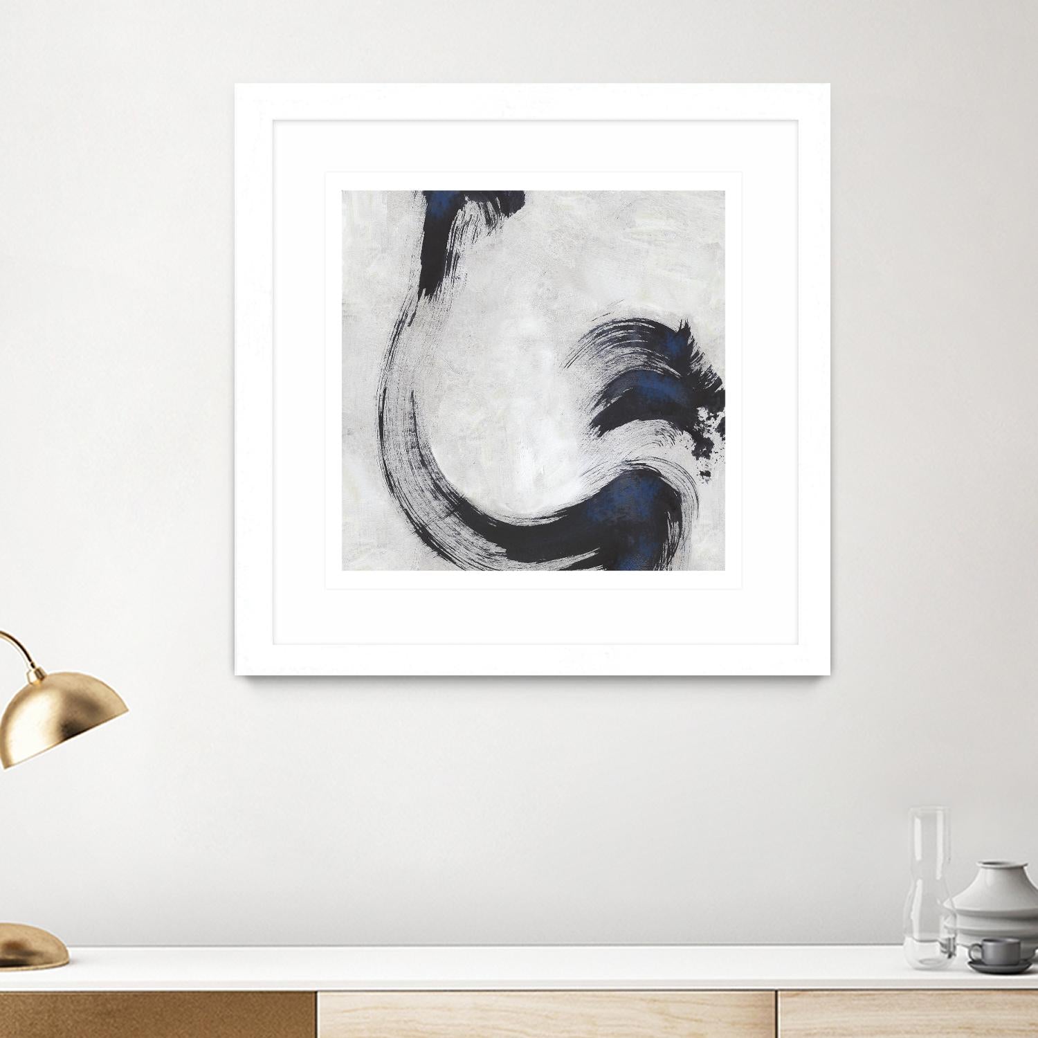 Stroke I by PI Studio on GIANT ART - blue abstract