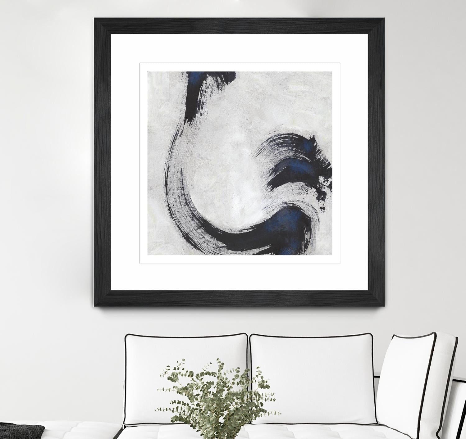 Stroke I by PI Studio on GIANT ART - blue abstract