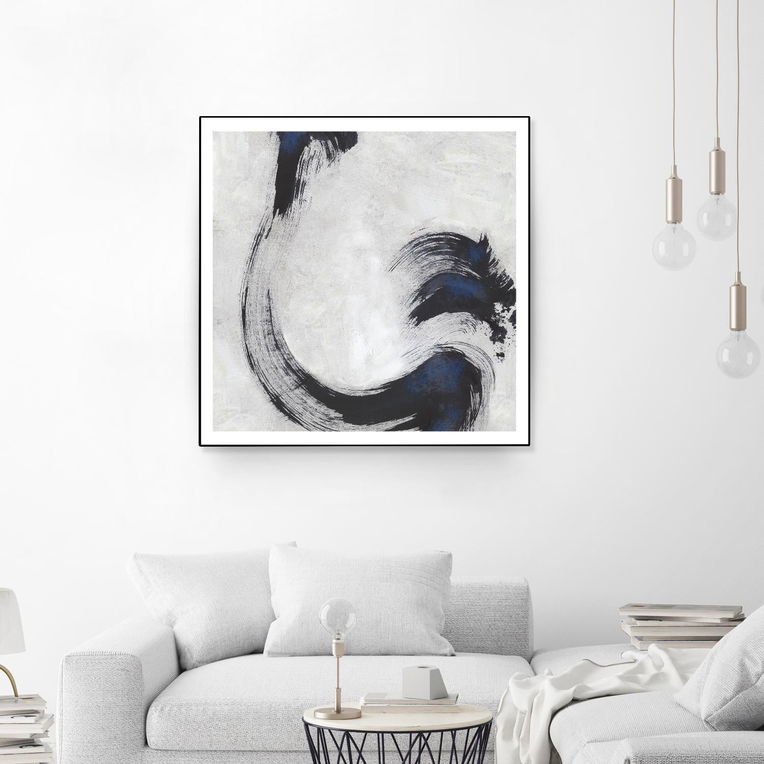 Stroke I by PI Studio on GIANT ART - blue abstract