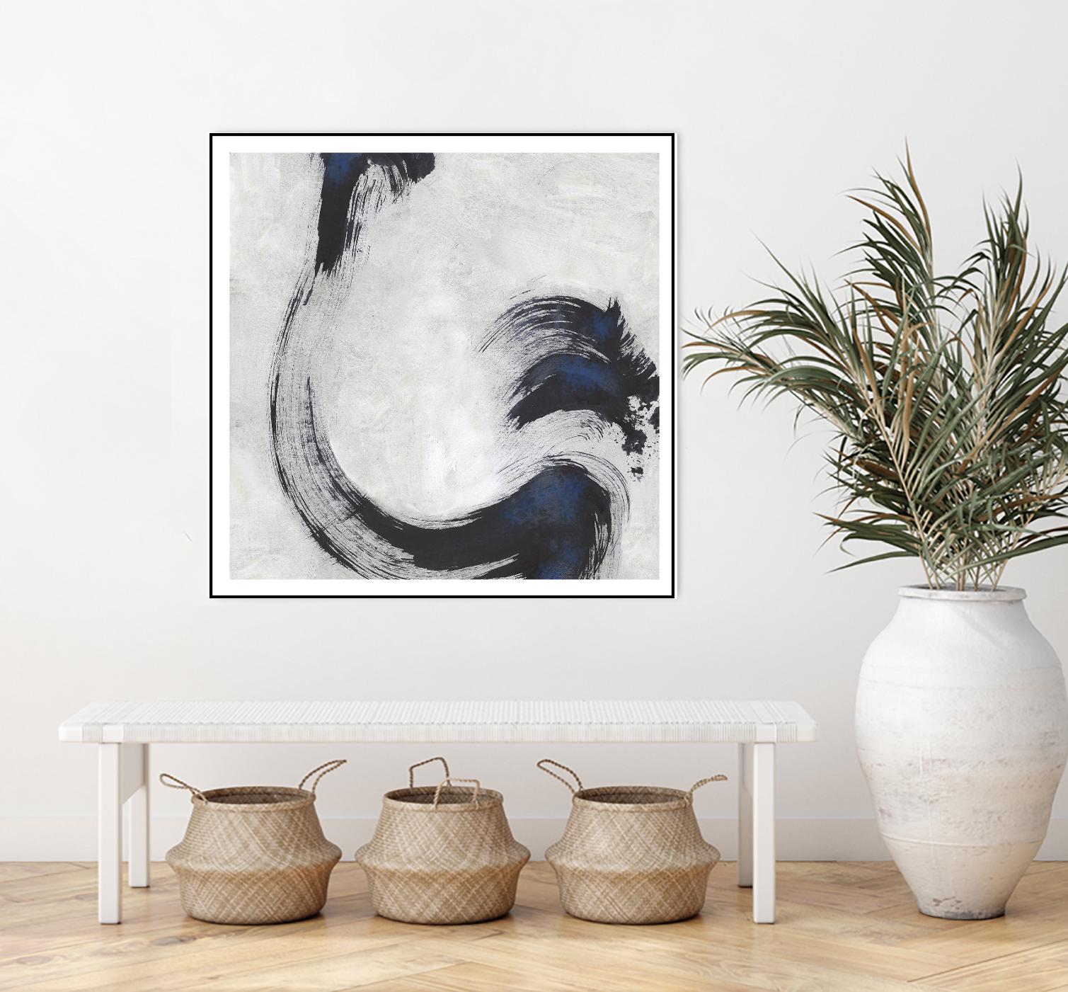 Stroke I by PI Studio on GIANT ART - blue abstract