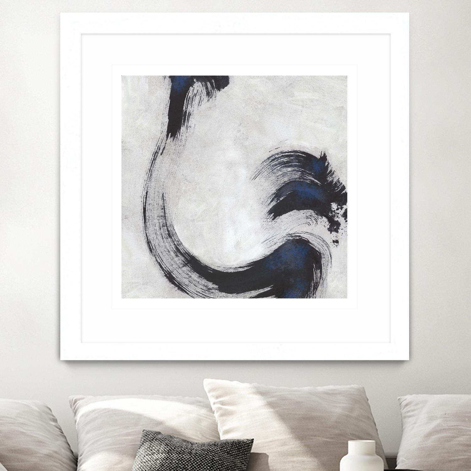Stroke I by PI Studio on GIANT ART - blue abstract
