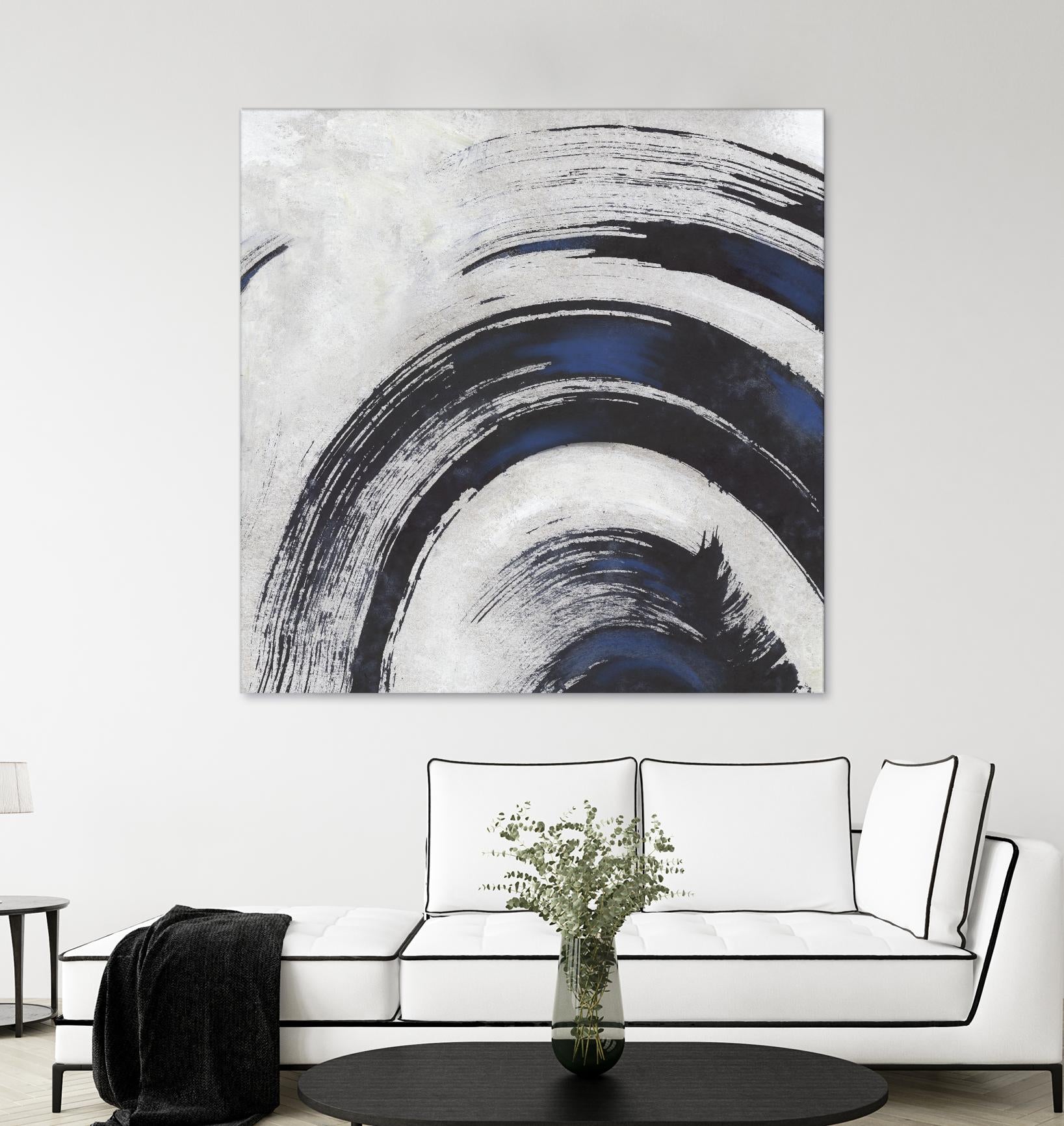 Stroke II by PI Studio on GIANT ART - blue abstract
