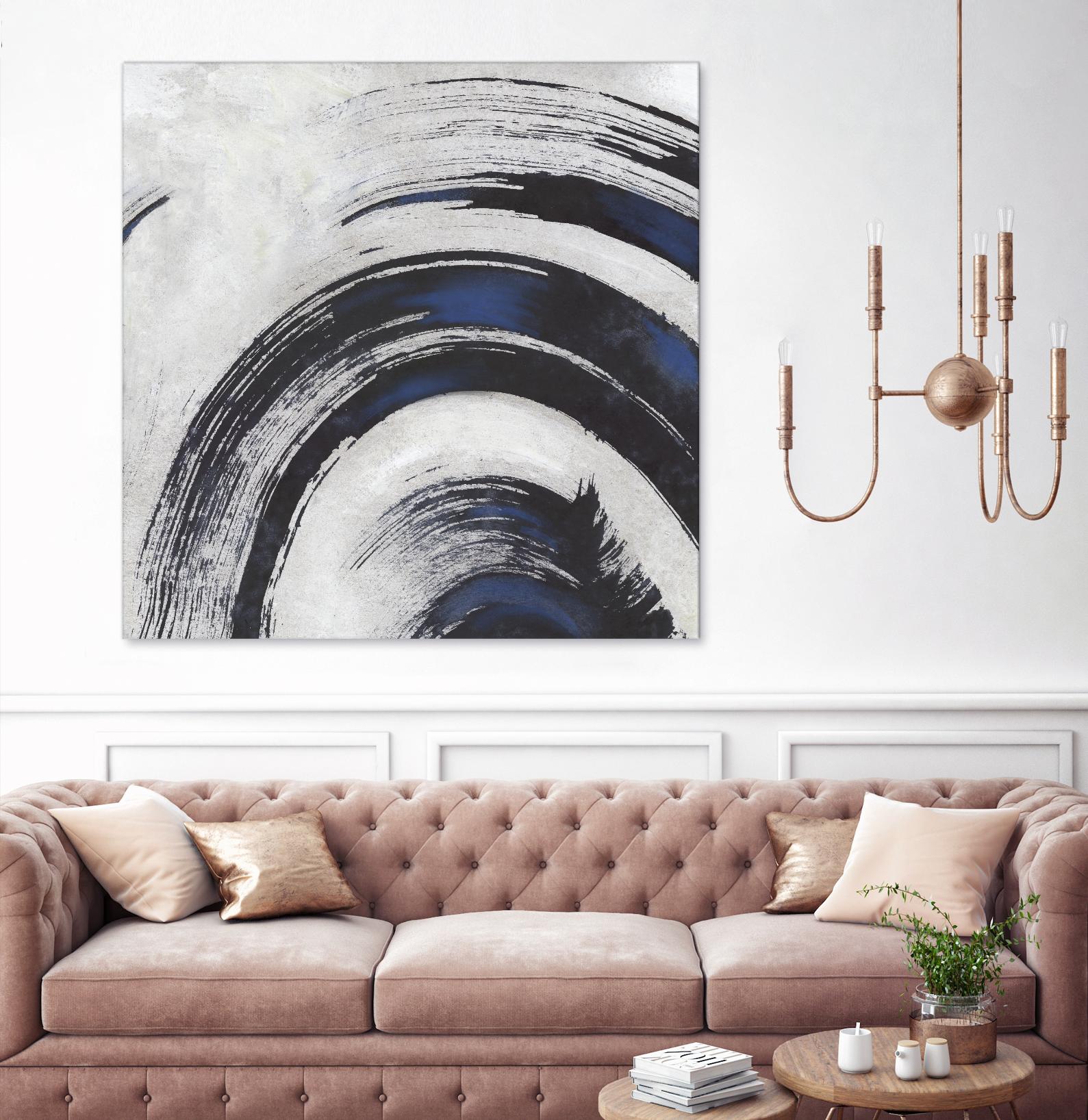 Stroke II by PI Studio on GIANT ART - blue abstract