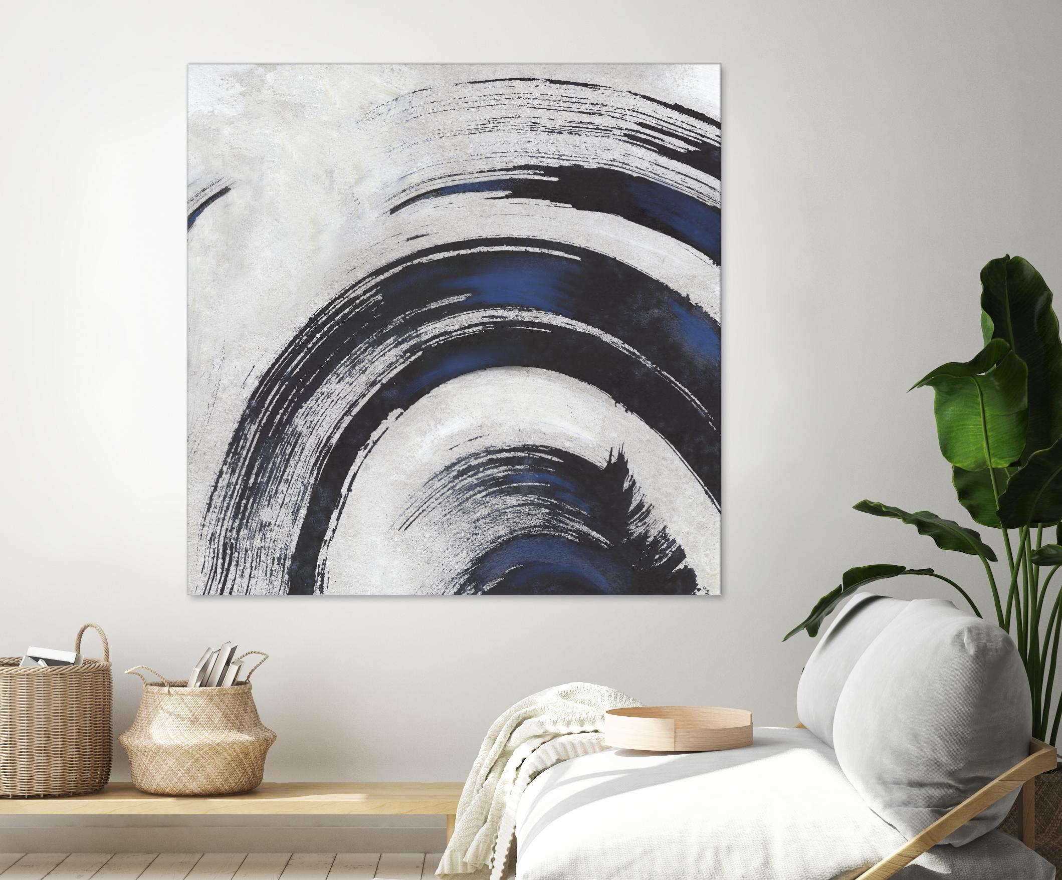 Stroke II by PI Studio on GIANT ART - blue abstract