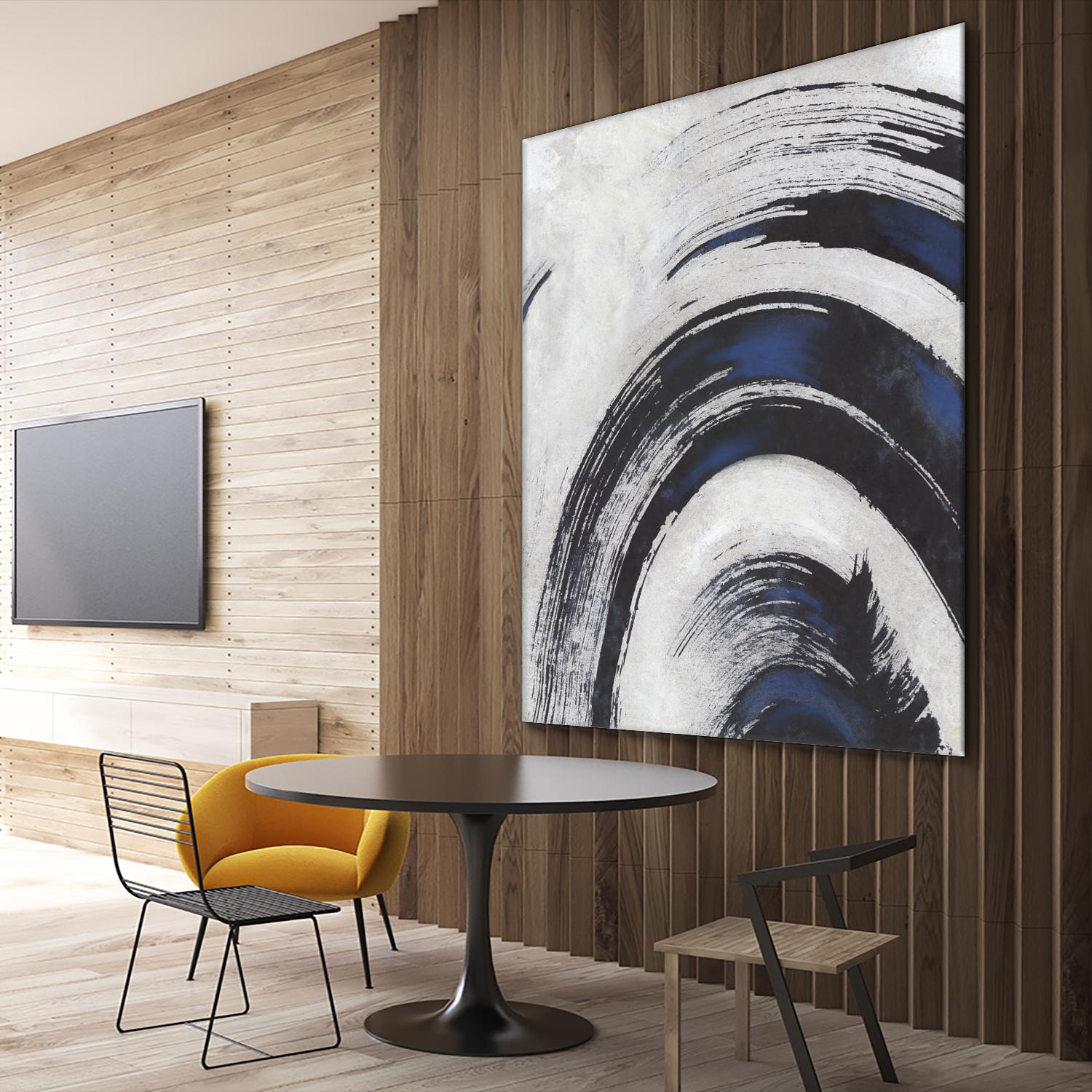 Stroke II by PI Studio on GIANT ART - blue abstract