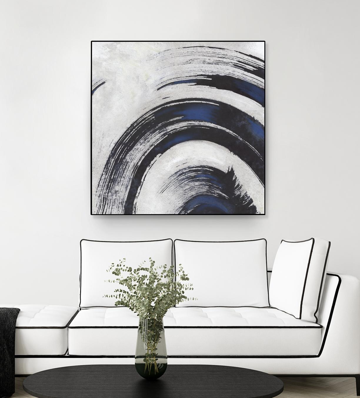 Stroke II by PI Studio on GIANT ART - blue abstract
