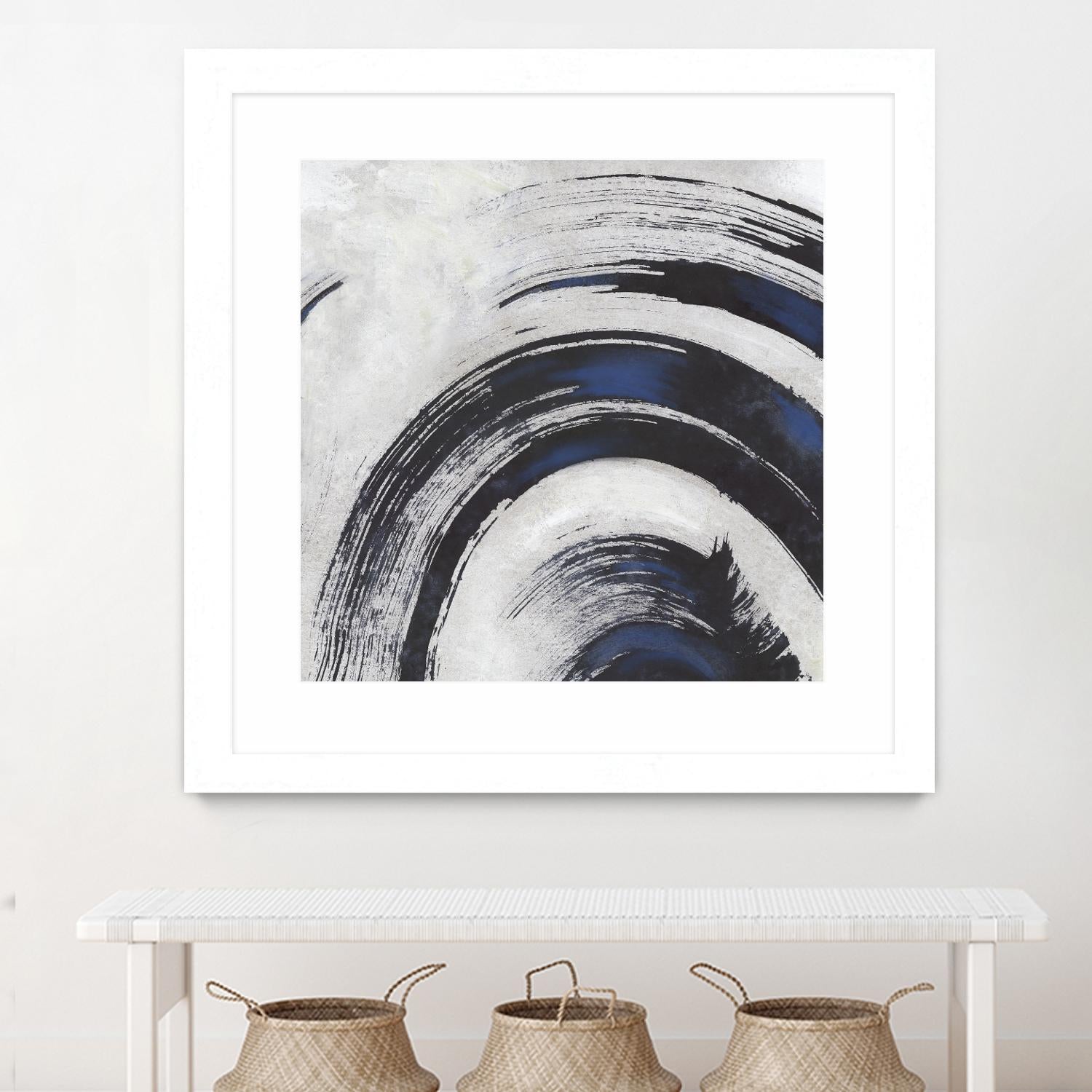 Stroke II by PI Studio on GIANT ART - blue abstract