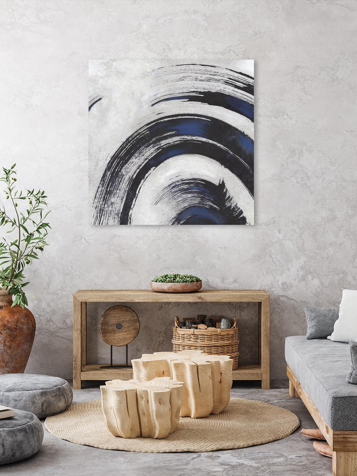 Stroke II by PI Studio on GIANT ART - blue abstract