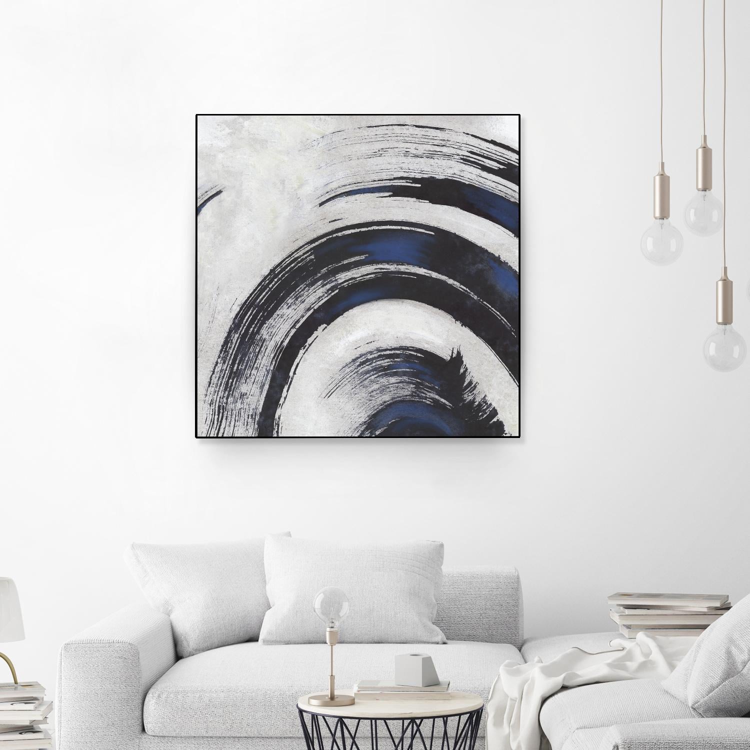 Stroke II by PI Studio on GIANT ART - blue abstract