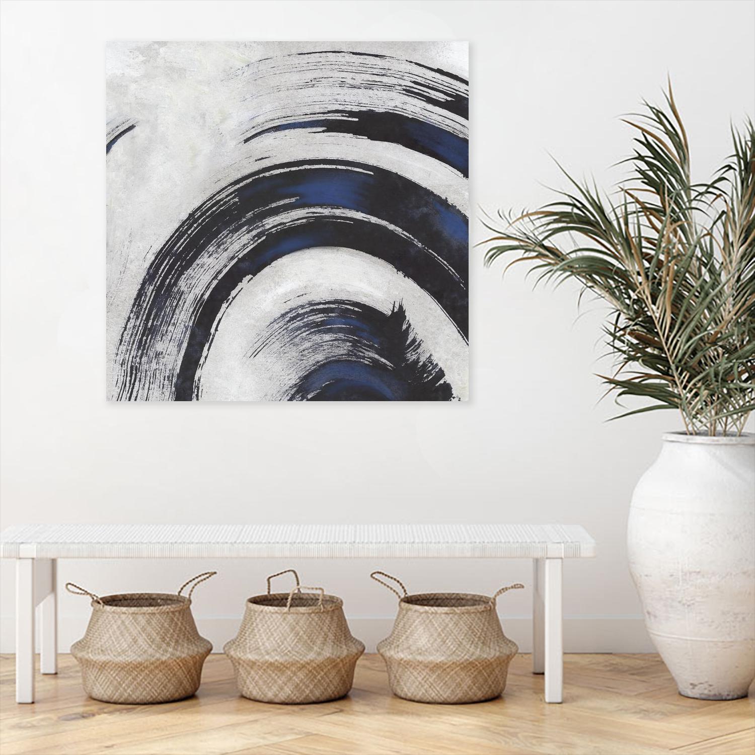 Stroke II by PI Studio on GIANT ART - blue abstract