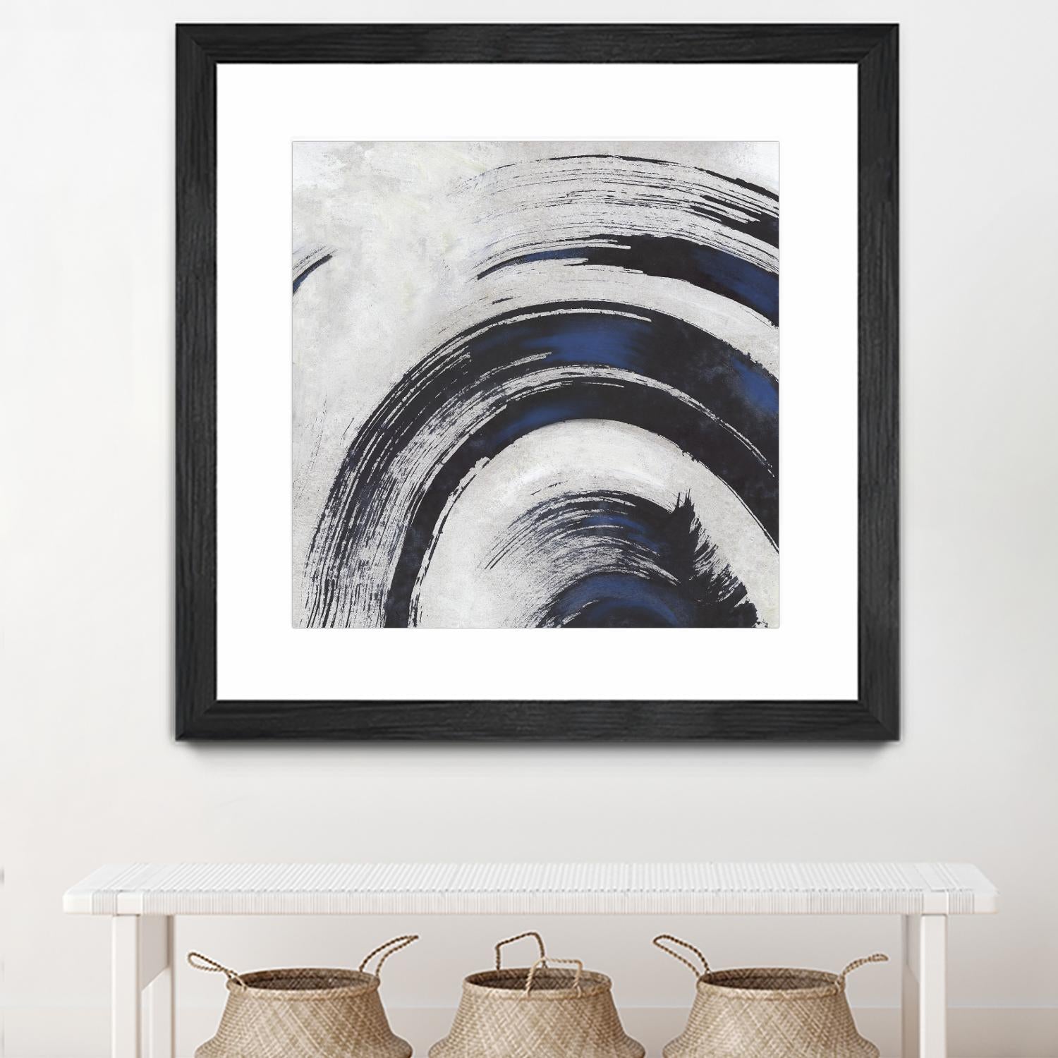 Stroke II by PI Studio on GIANT ART - blue abstract