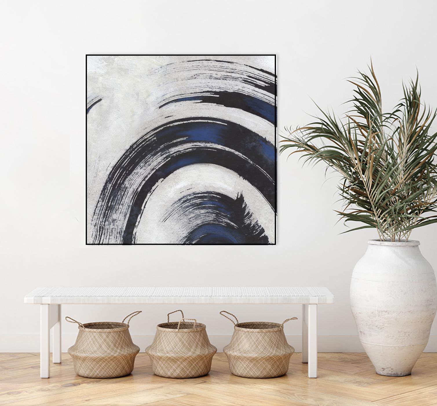 Stroke II by PI Studio on GIANT ART - blue abstract