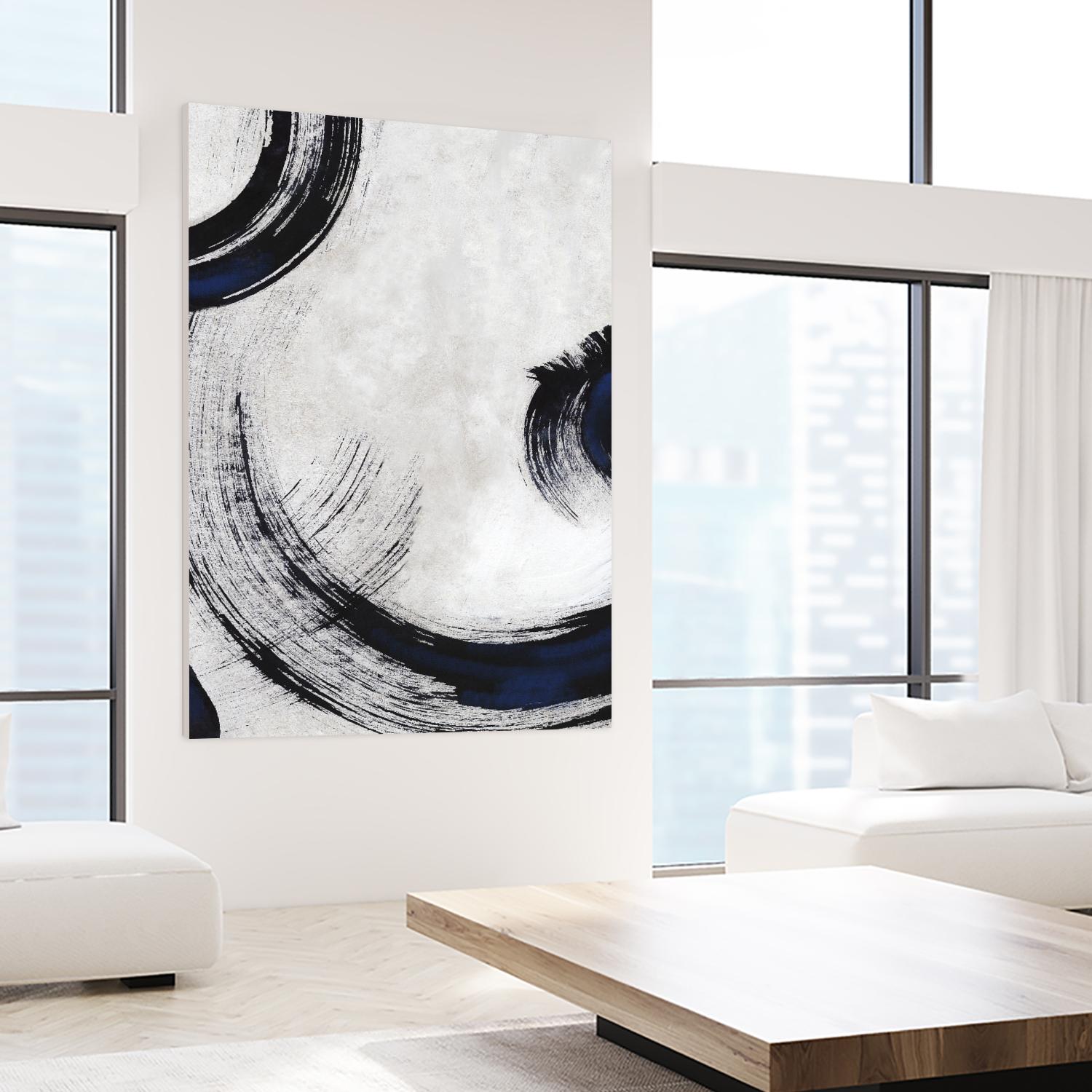 Stroke III by PI Studio on GIANT ART - grey abstract