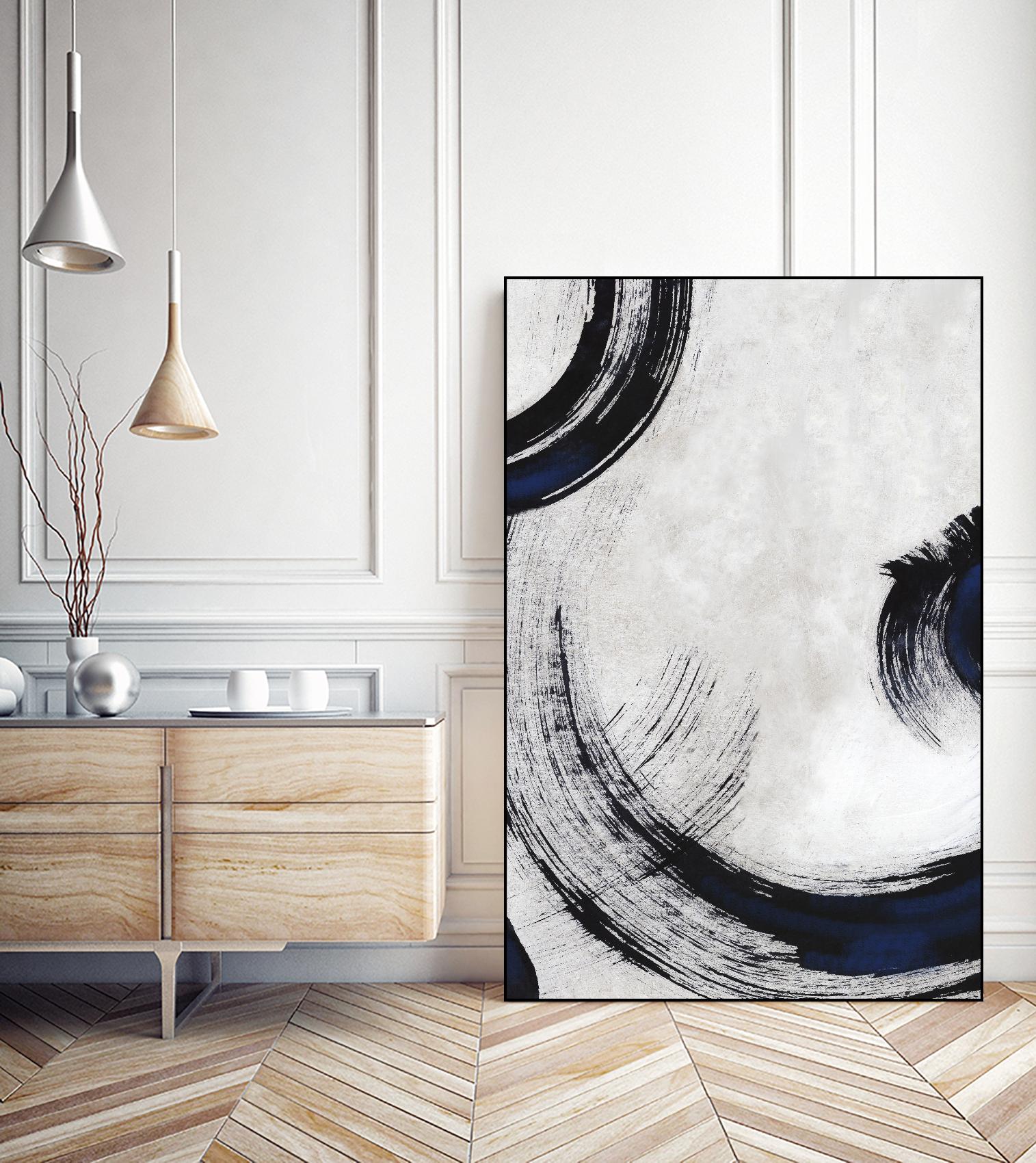 Stroke III by PI Studio on GIANT ART - grey abstract