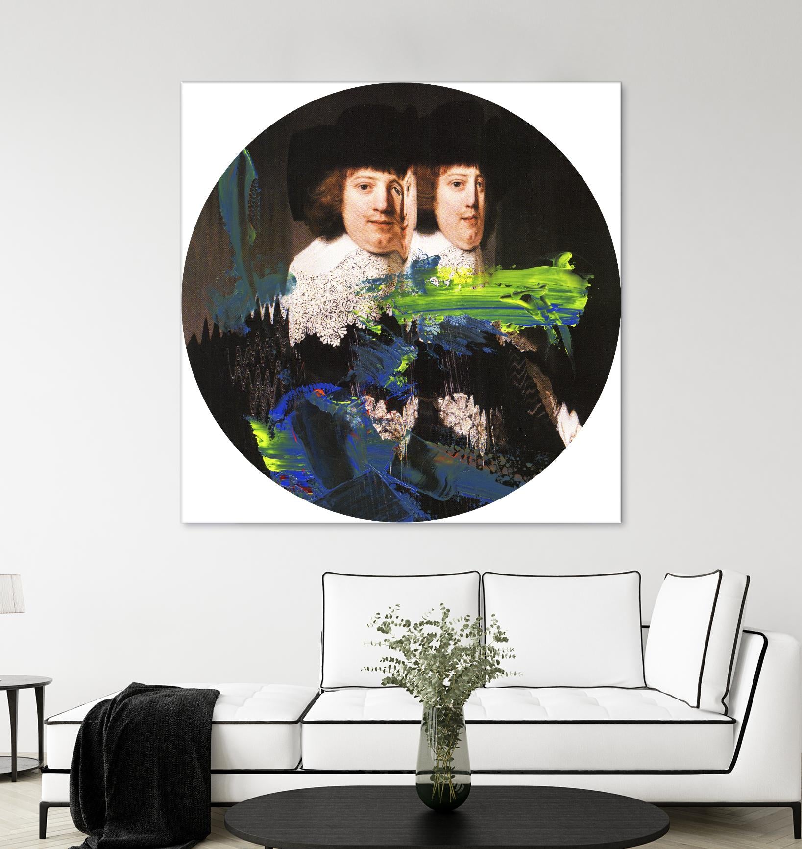 Blue Vanguard I by PI Studio on GIANT ART - yellow contemporary