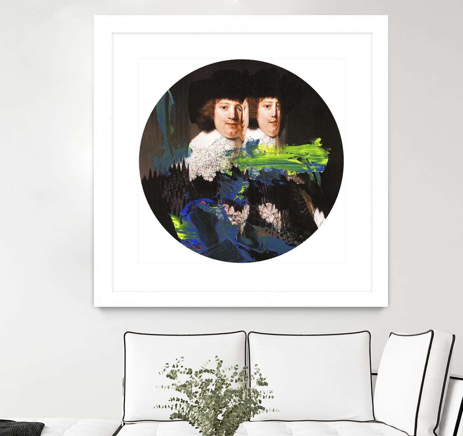 Blue Vanguard I by PI Studio on GIANT ART - yellow contemporary