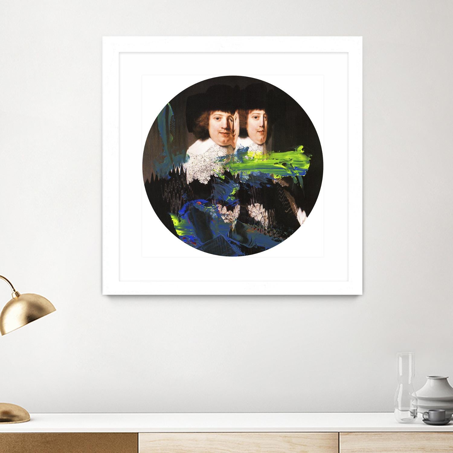 Blue Vanguard I by PI Studio on GIANT ART - yellow contemporary