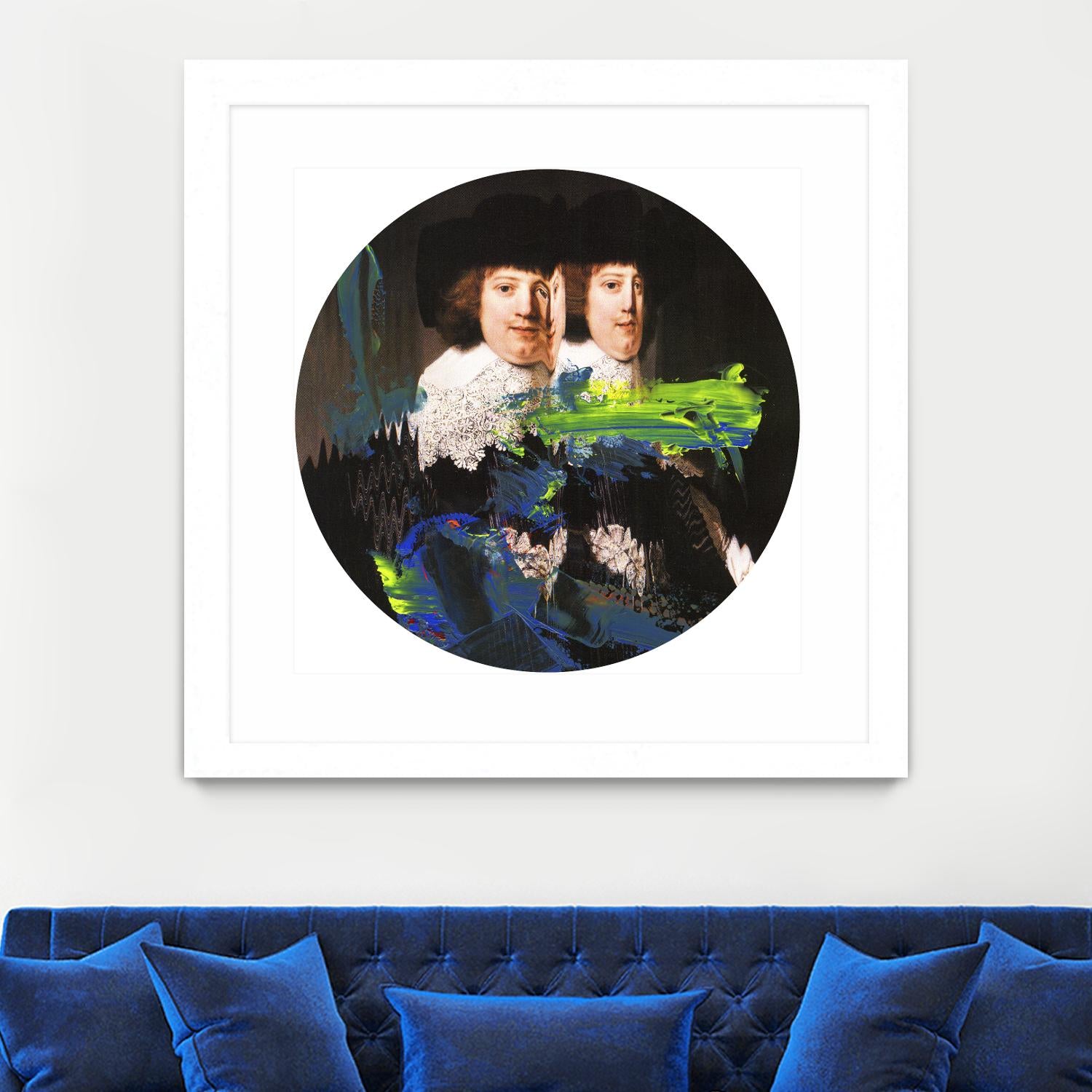 Blue Vanguard I by PI Studio on GIANT ART - yellow contemporary