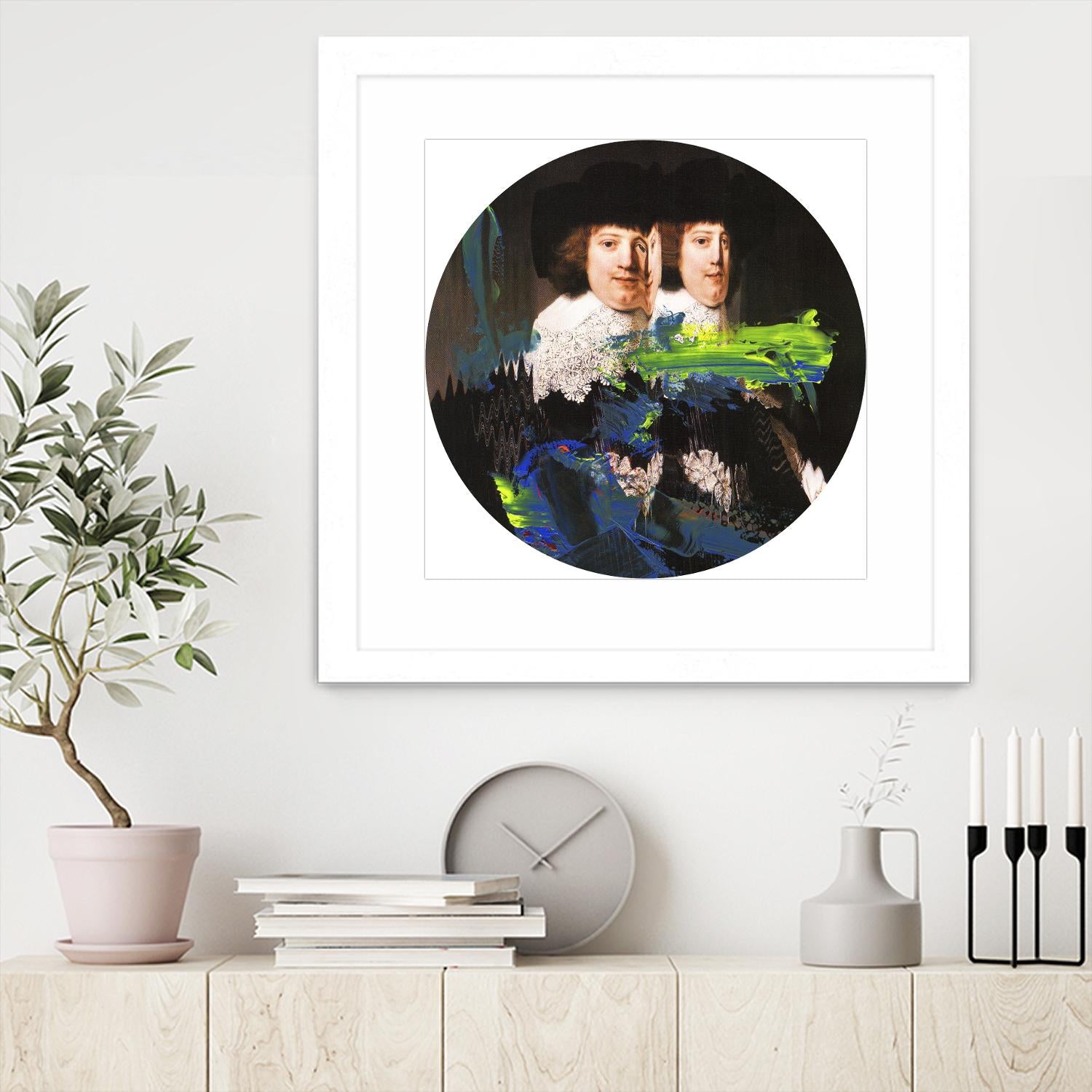 Blue Vanguard I by PI Studio on GIANT ART - yellow contemporary